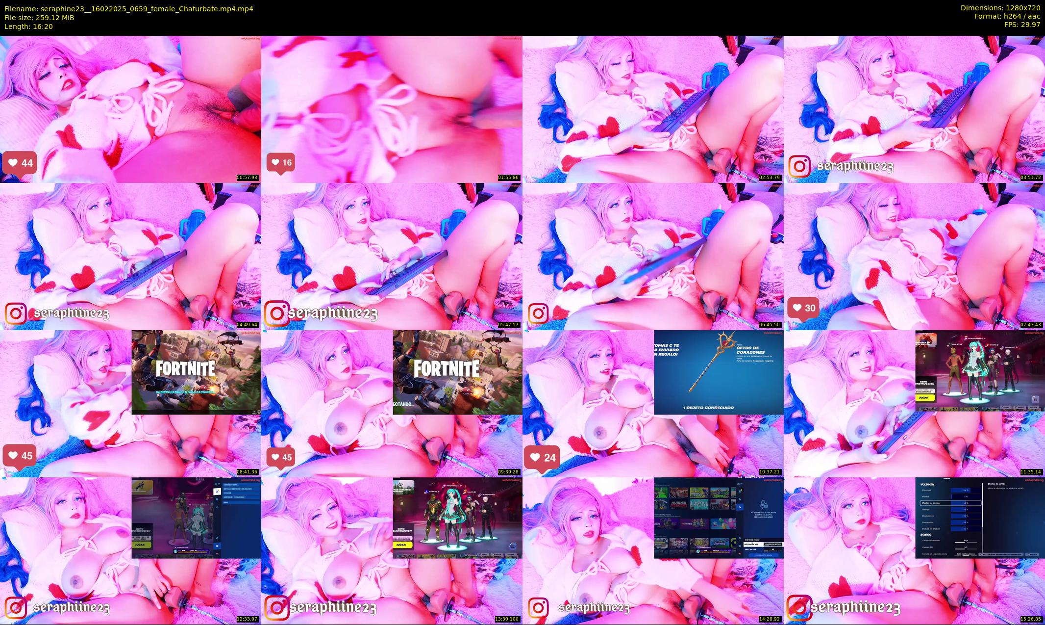 seraphine23_ — 17 minute Chaturbate female cam show recording, 720p, Feb 16, 2025