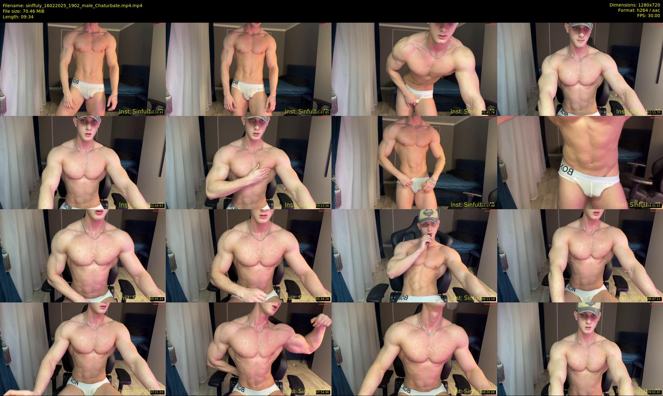 sinffuly — 10 minute Chaturbate male cam show recording, 720p, Feb 16, 2025