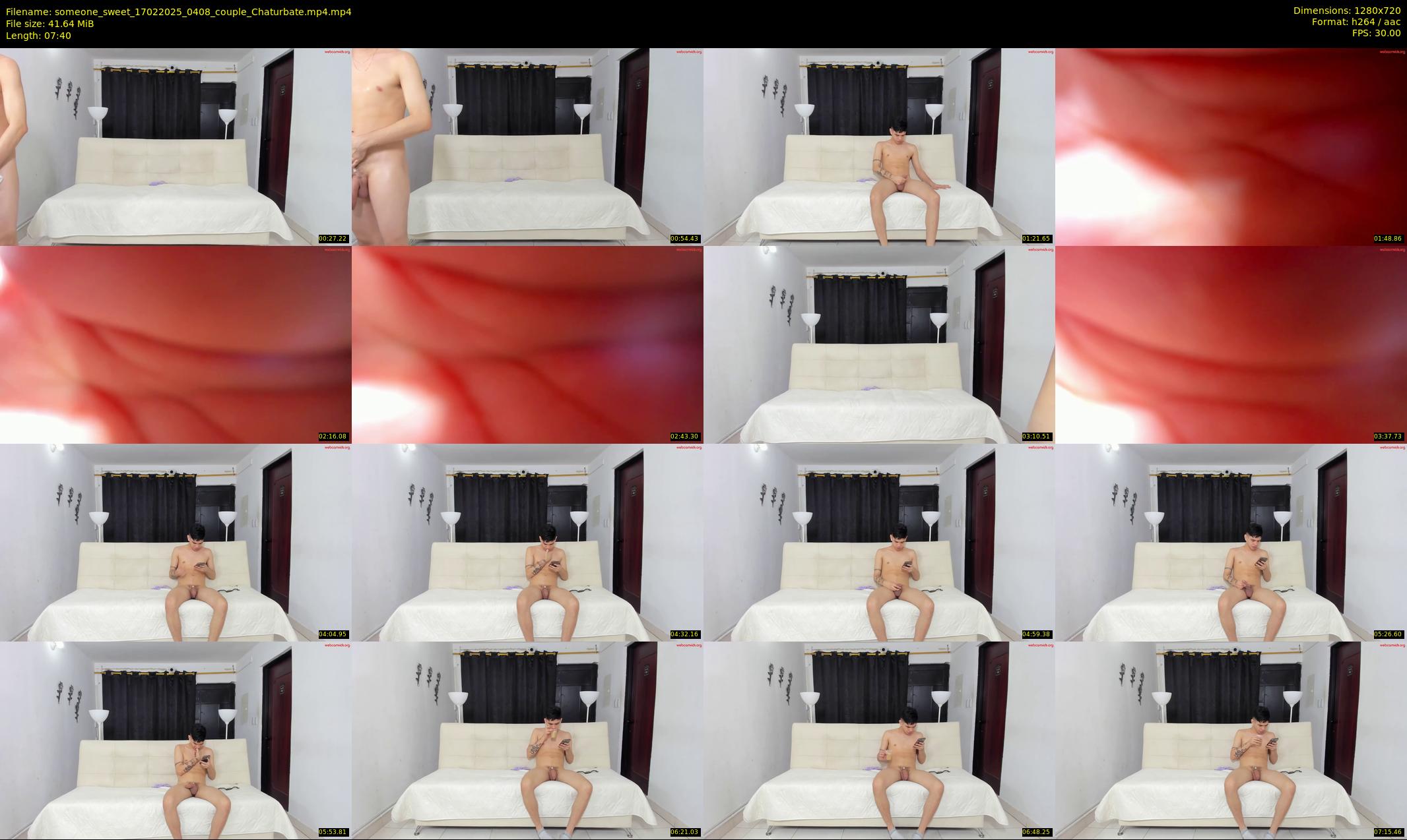 someone_sweet — 8 minute Chaturbate couple cam show recording, 720p, Feb 17, 2025