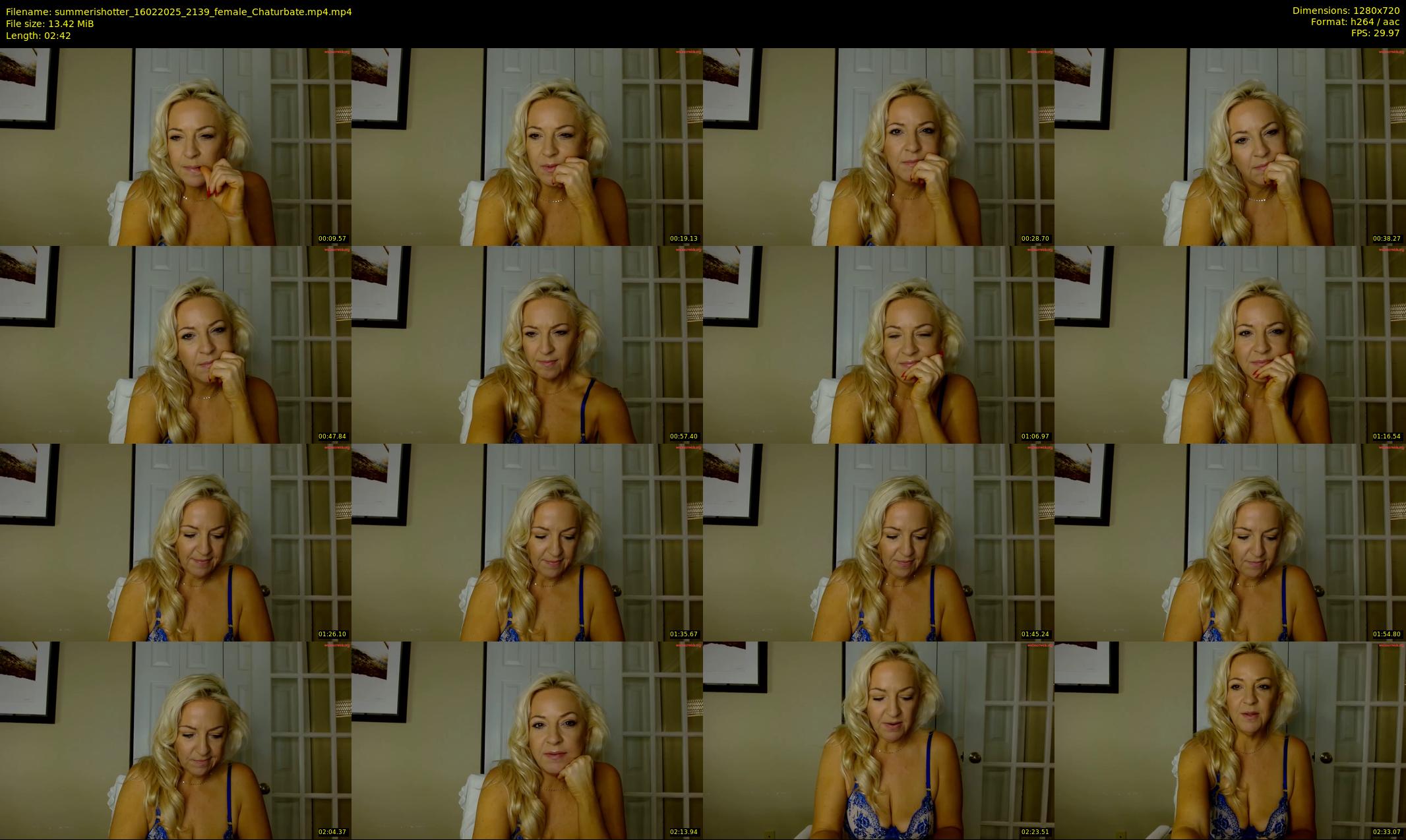 summerishotter — 3 minute Chaturbate female cam show recording, 720p, Feb 16, 2025