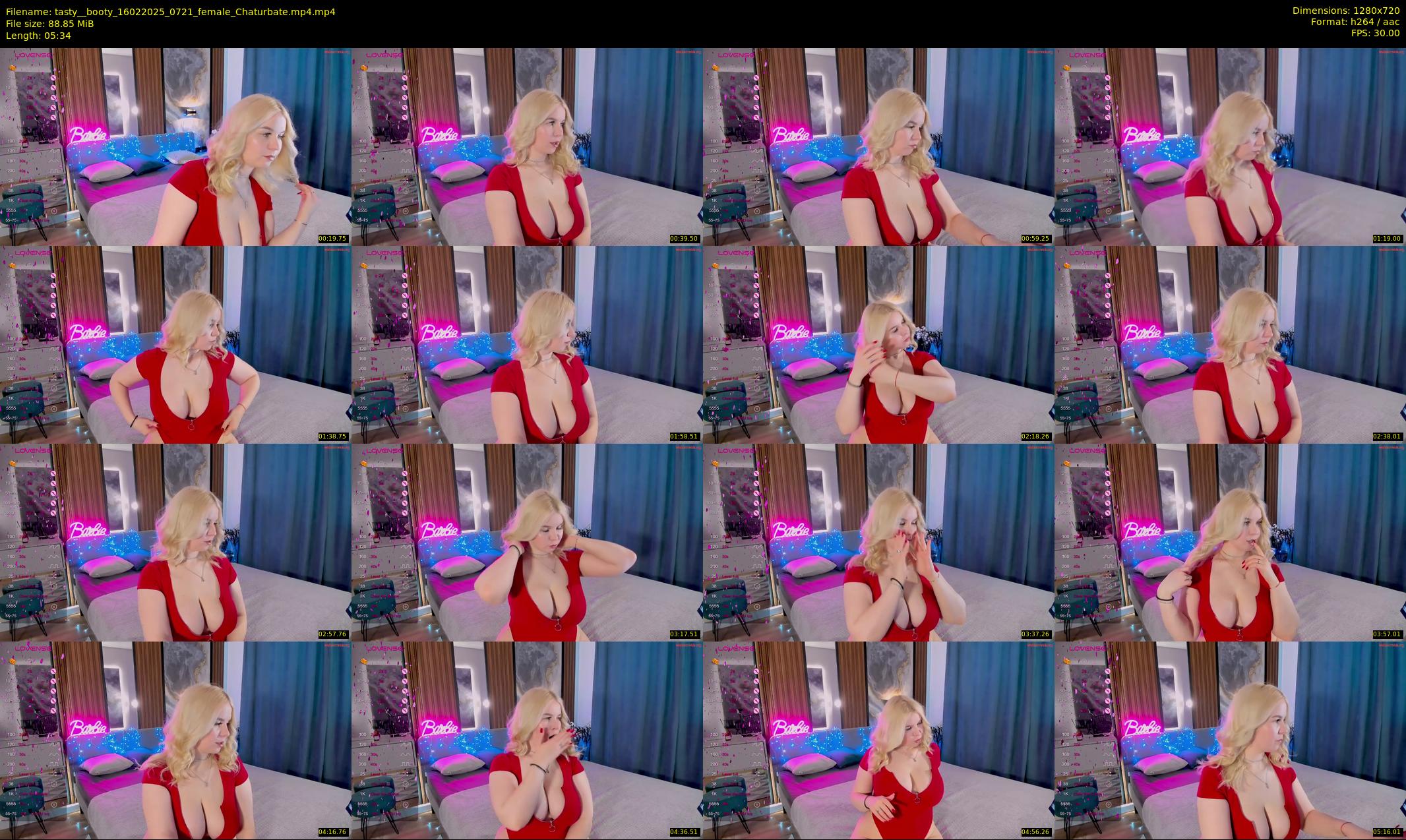 tasty__booty — 6 minute Chaturbate female cam show recording, 720p, Feb 16, 2025