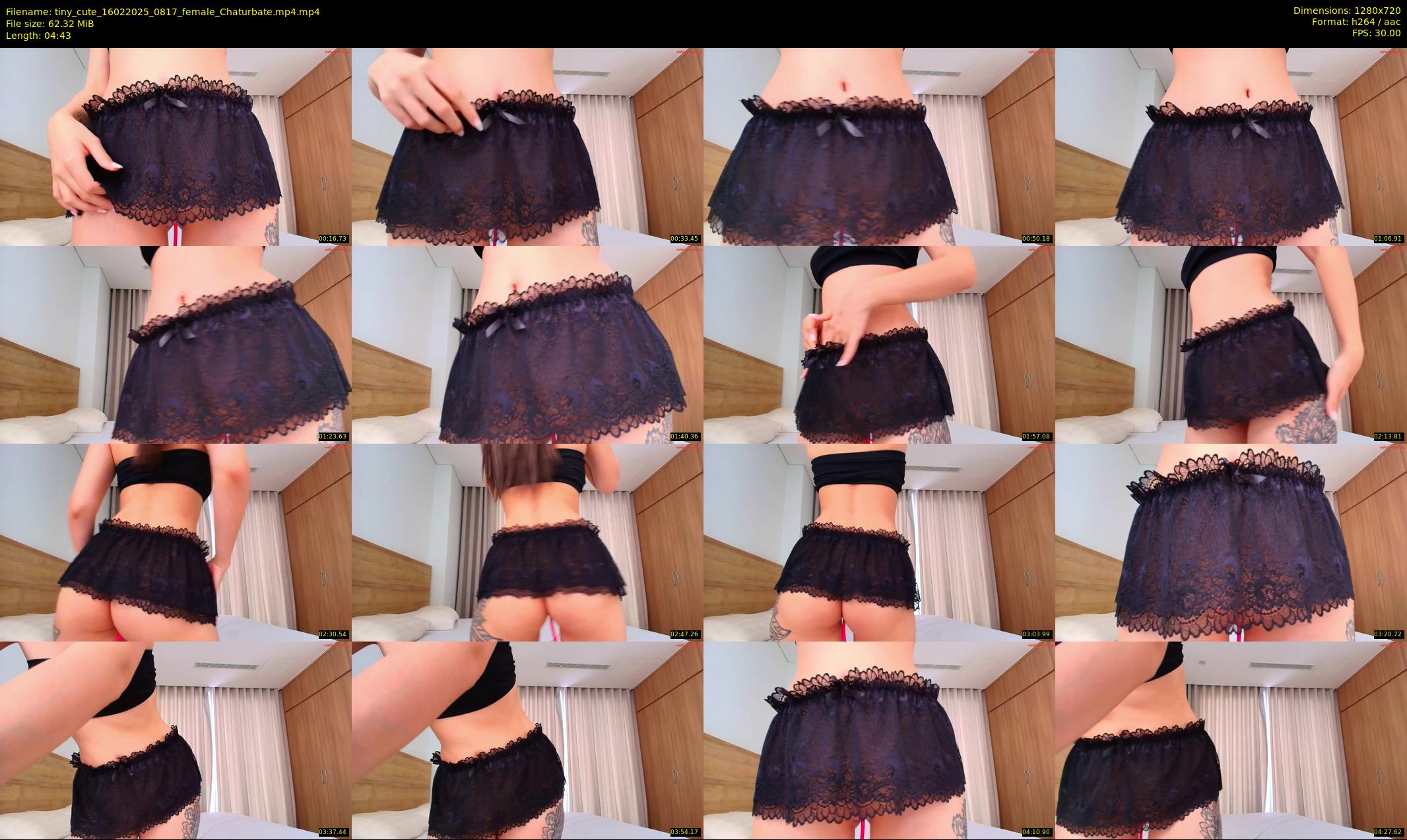 tiny_cute — 5 minute Chaturbate female cam show recording, 720p, Feb 16, 2025