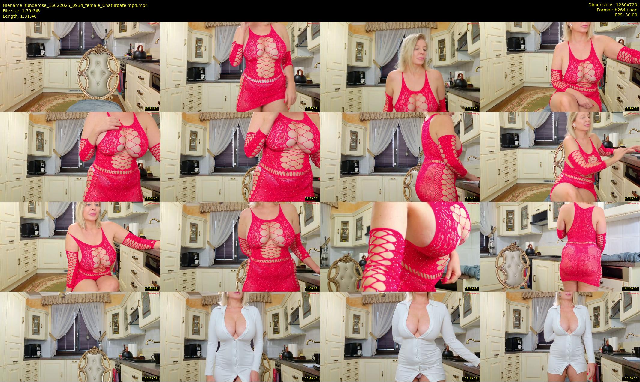 tunderose — 92 minute Chaturbate female cam show recording, 720p, Feb 16, 2025