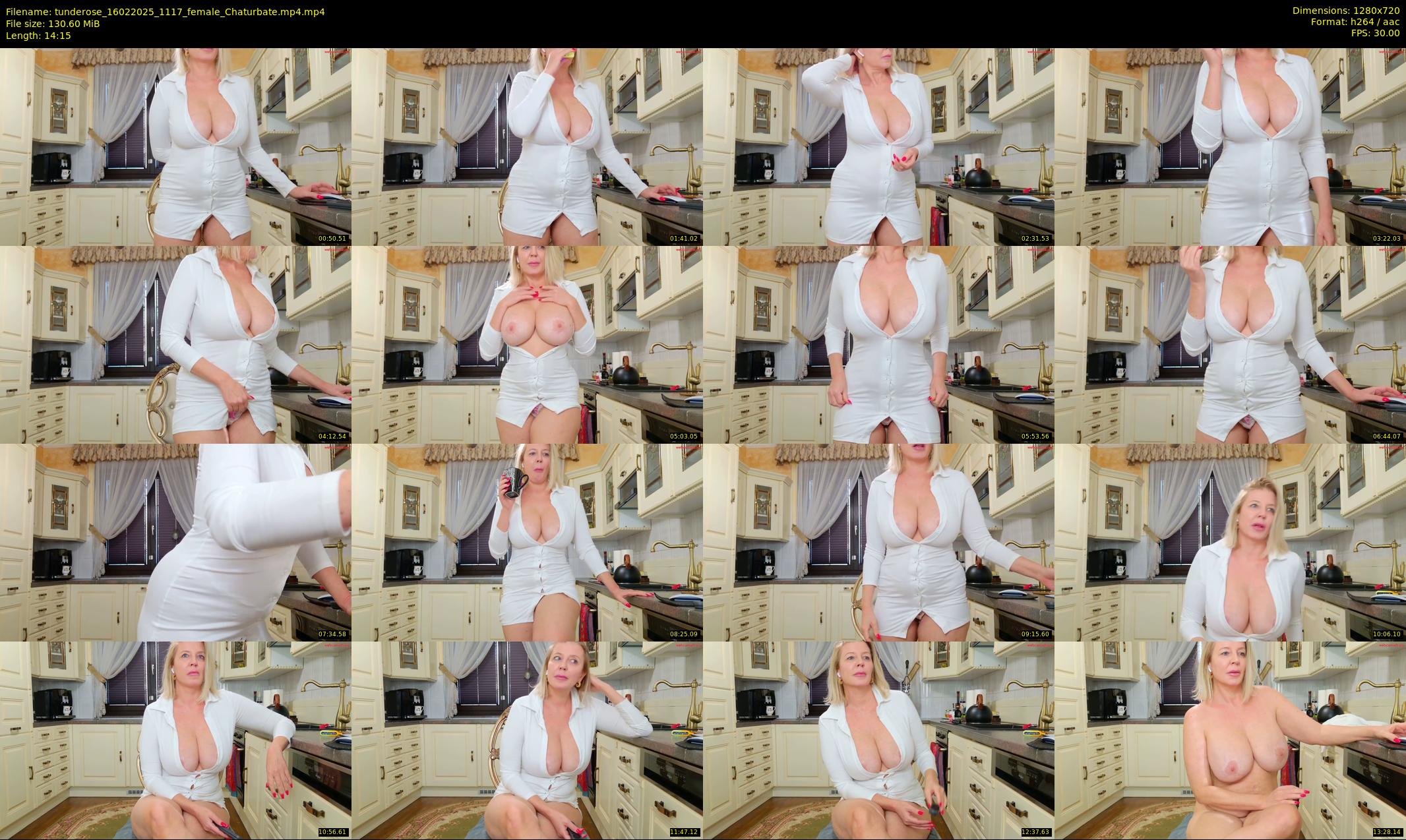 tunderose — 15 minute Chaturbate female cam show recording, 720p, Feb 16, 2025