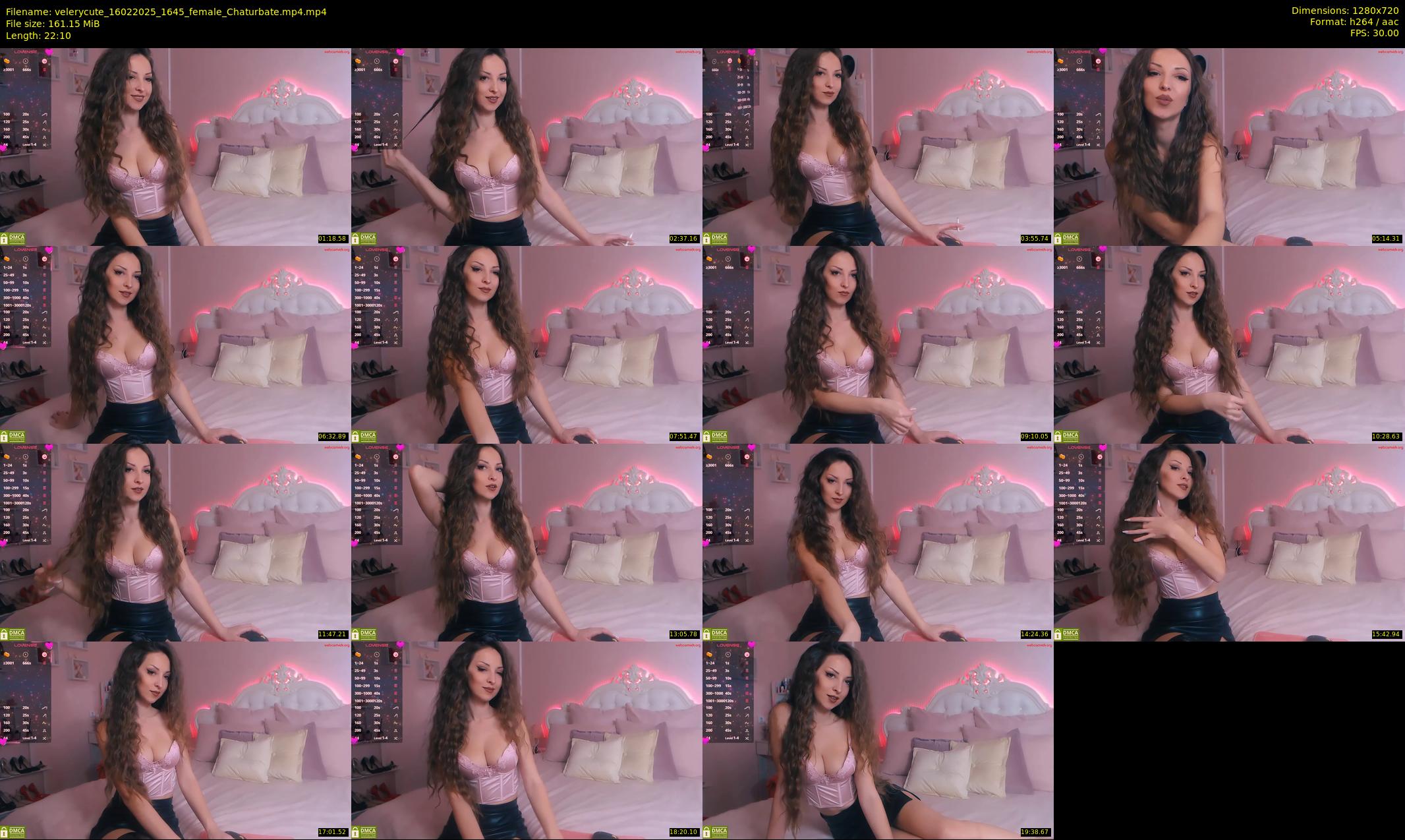 velerycute — 23 minute Chaturbate female cam show recording, 720p, Feb 16, 2025