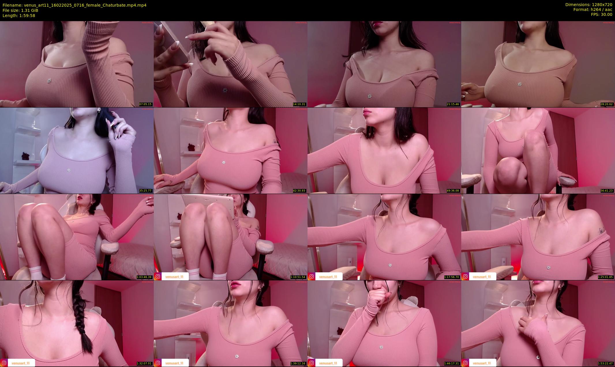 venus_art11 — 120 minute Chaturbate female cam show recording, 720p, Feb 16, 2025