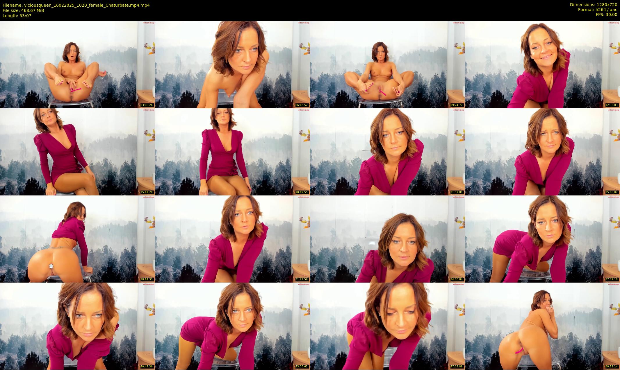 viciousqueen — 54 minute Chaturbate female cam show recording, 720p, Feb 16, 2025