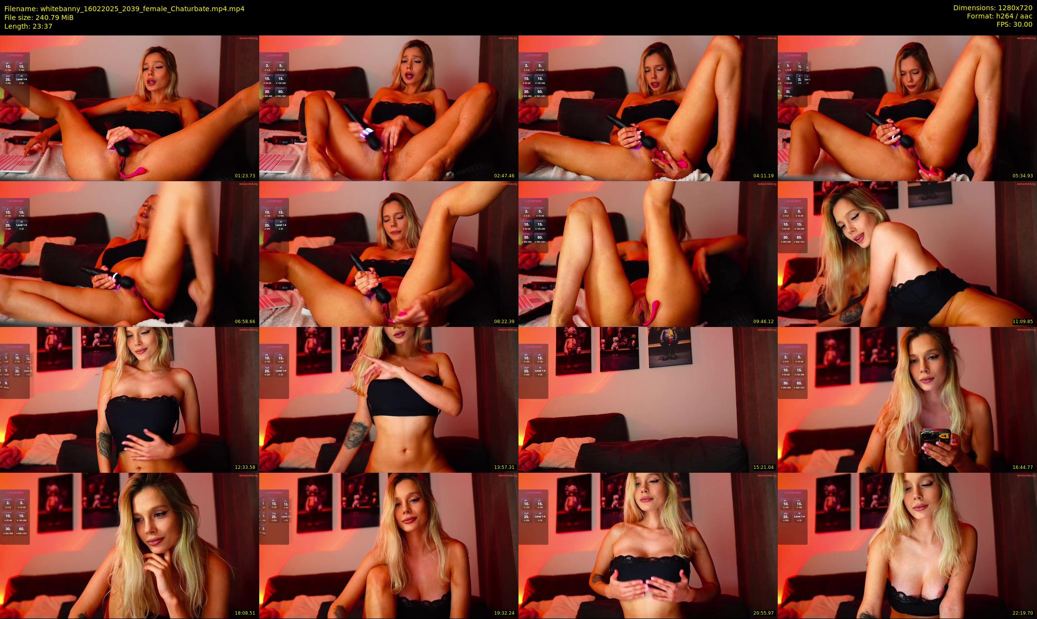 whitebanny — 24 minute Chaturbate couple cam show recording, 720p, Feb 16, 2025