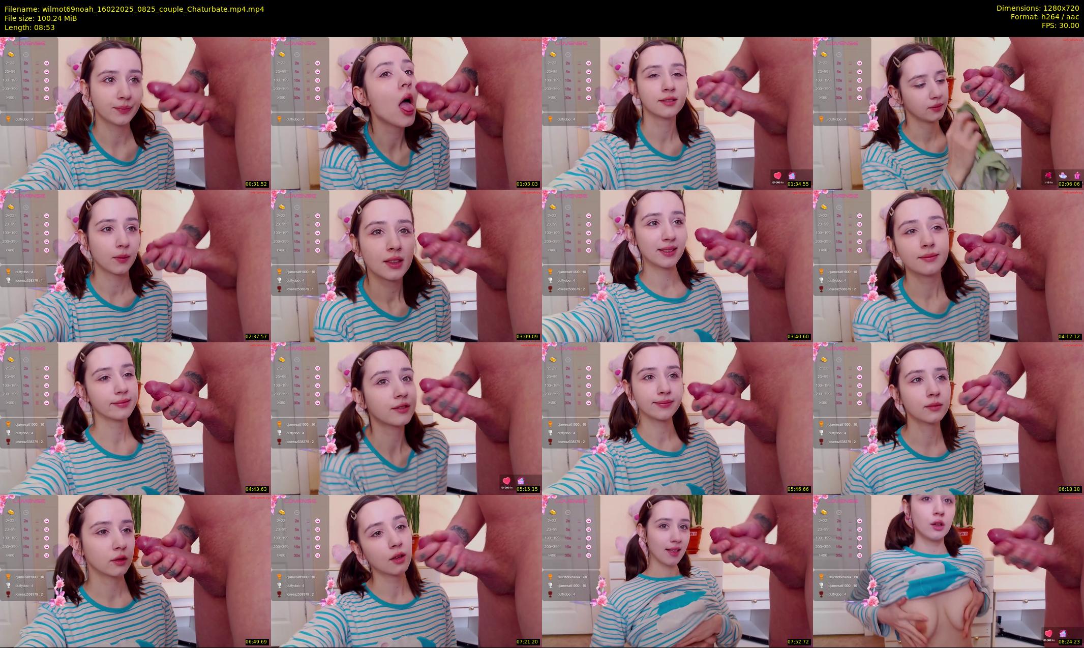 wilmot69noah — 9 minute Chaturbate couple cam show recording, 720p, Feb 16, 2025