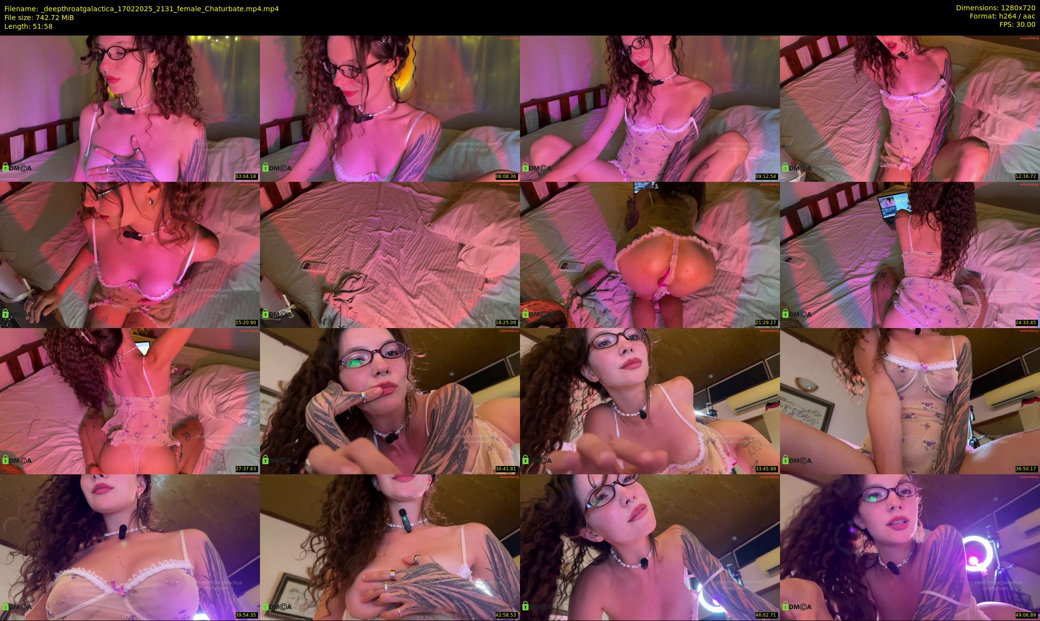 _deepthroatgalactica — 52 minute Chaturbate couple cam show recording, 720p, Feb 17, 2025