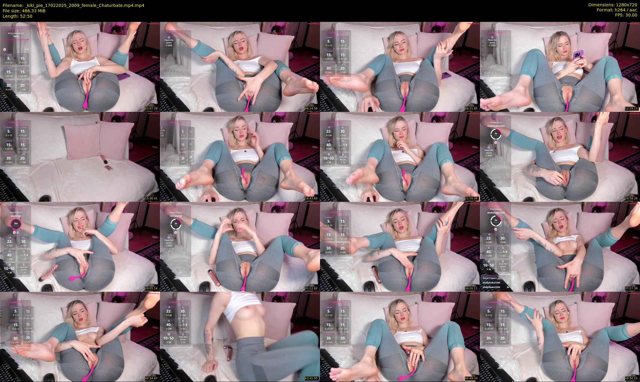 _kiki_pie — 53 minute Chaturbate female cam show recording, 720p, Feb 17, 2025
