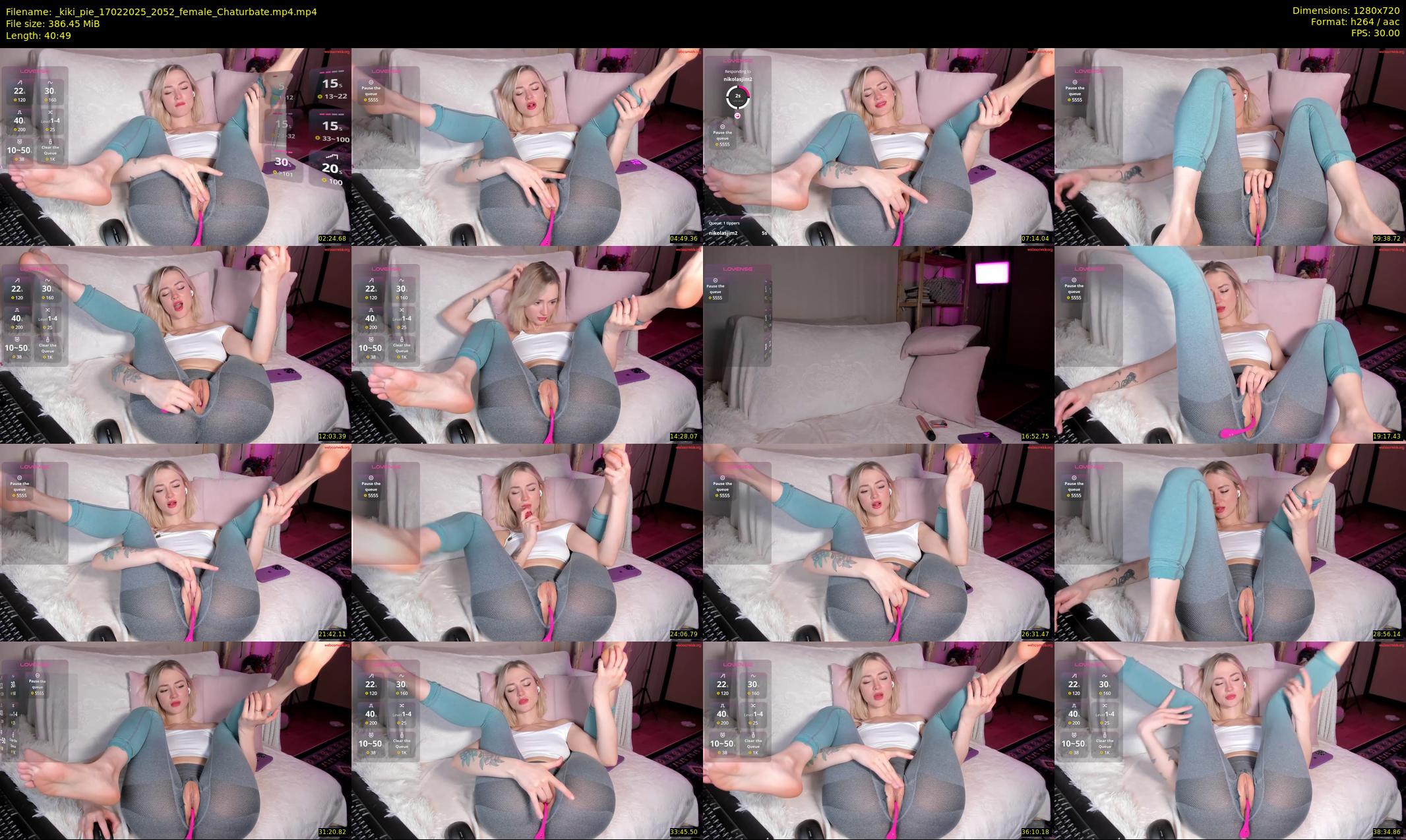 _kiki_pie — 41 minute Chaturbate female cam show recording, 720p, Feb 17, 2025