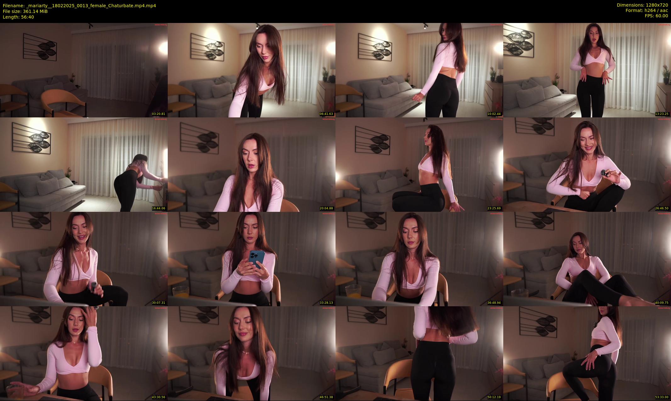 _mariarty_ — 57 minute Chaturbate female cam show recording, 720p, Feb 18, 2025