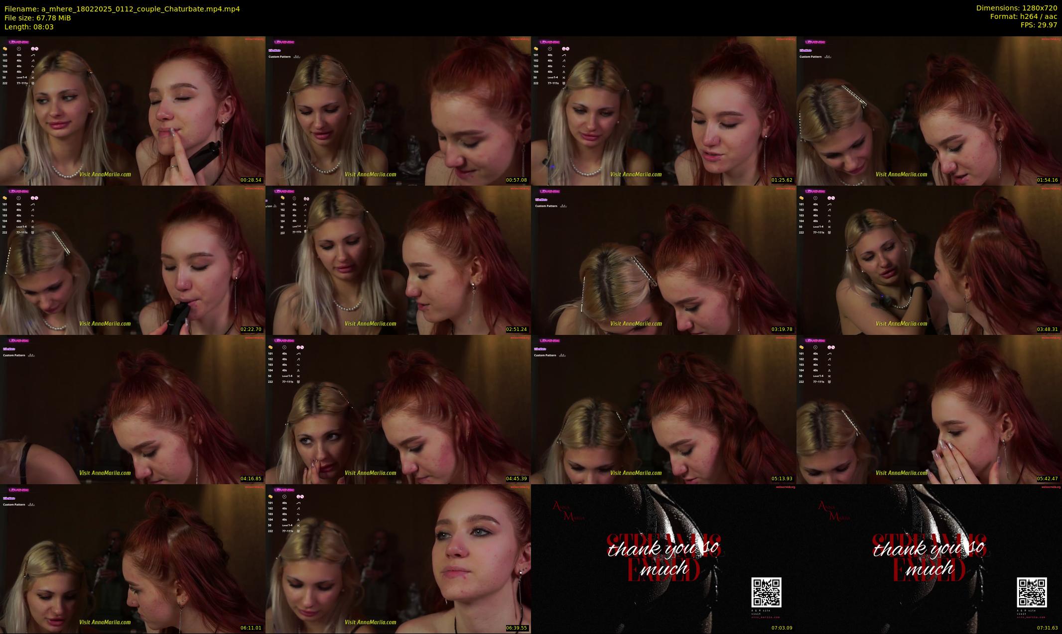 a_mhere — 9 minute Chaturbate couple cam show recording, 720p, Feb 18, 2025