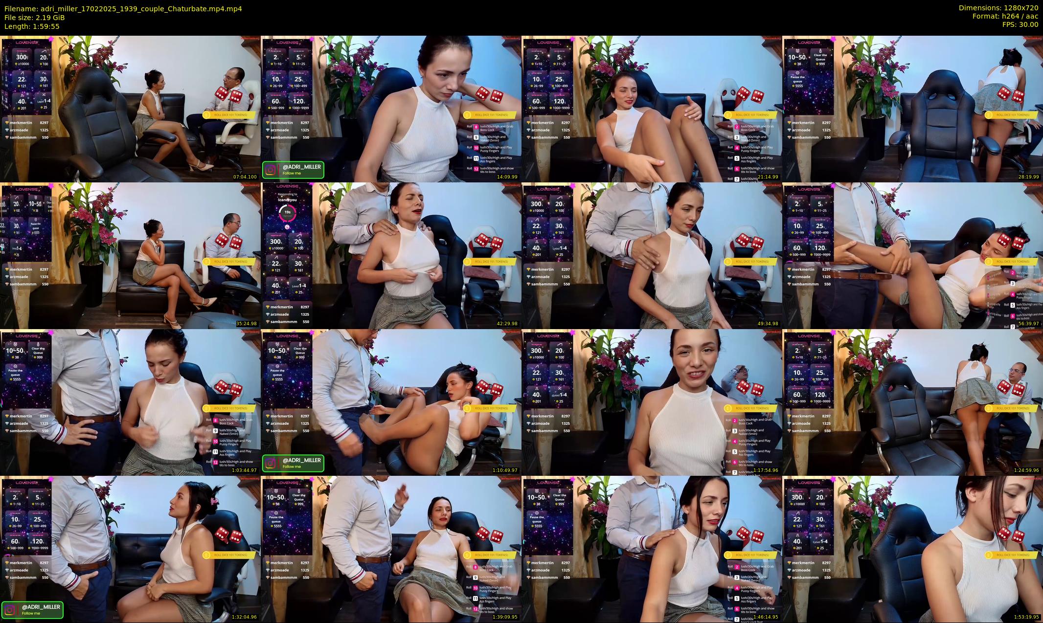 adri_miller — 120 minute Chaturbate couple cam show recording, 720p, Feb 17, 2025