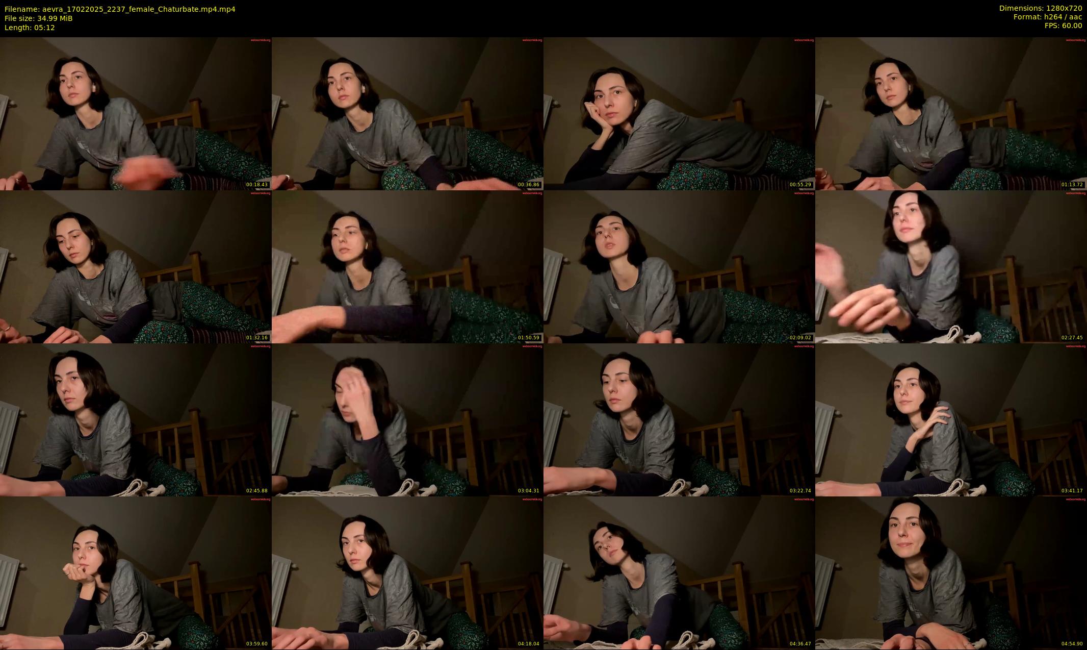 aevra — 6 minute Chaturbate female cam show recording, 720p, Feb 17, 2025