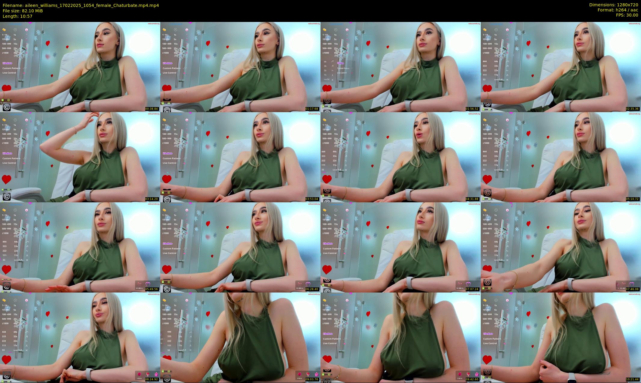 aileen_williams — 11 minute Chaturbate female cam show recording, 720p, Feb 17, 2025