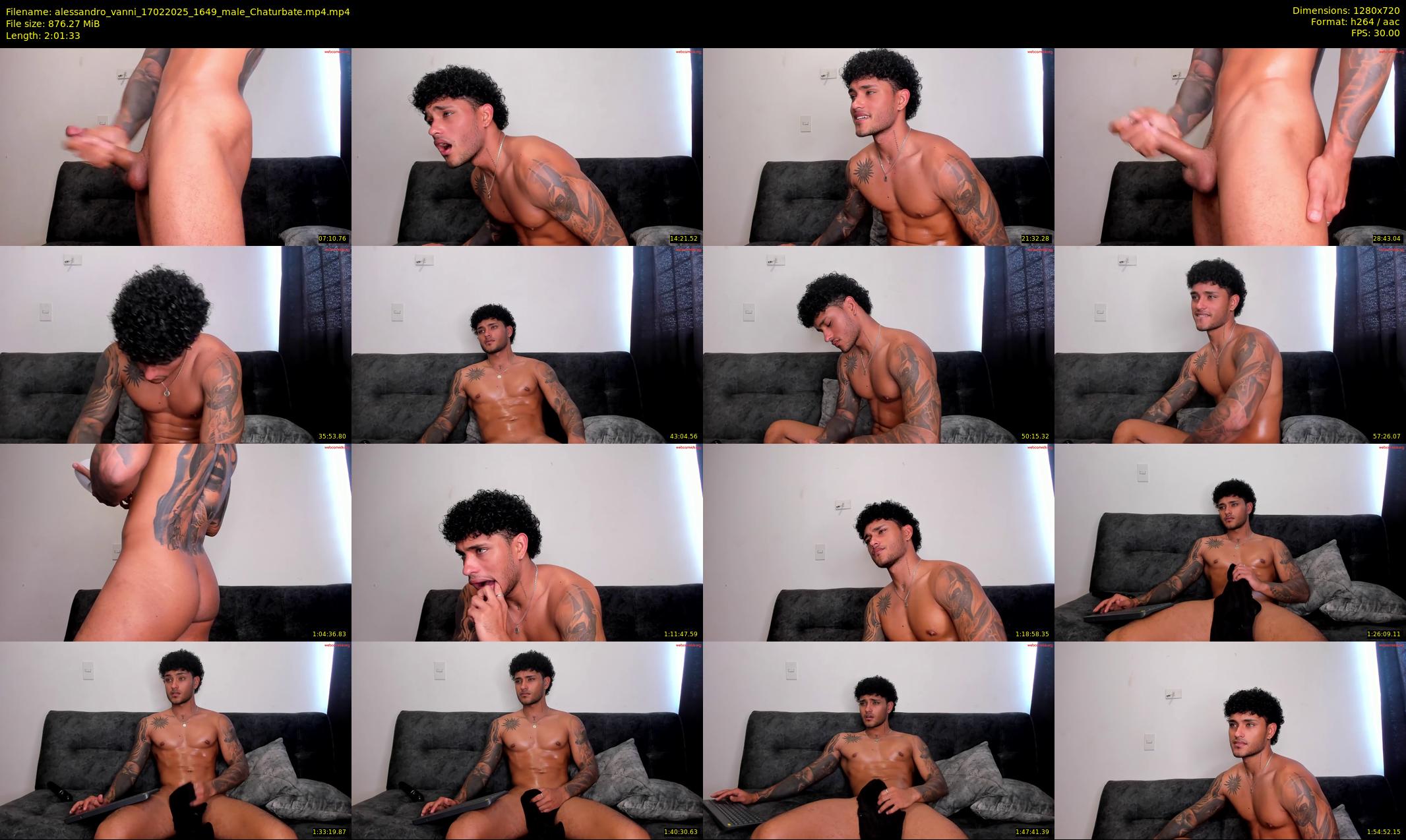 alessandro_vanni — 122 minute Chaturbate male cam show recording, 720p, Feb 17, 2025
