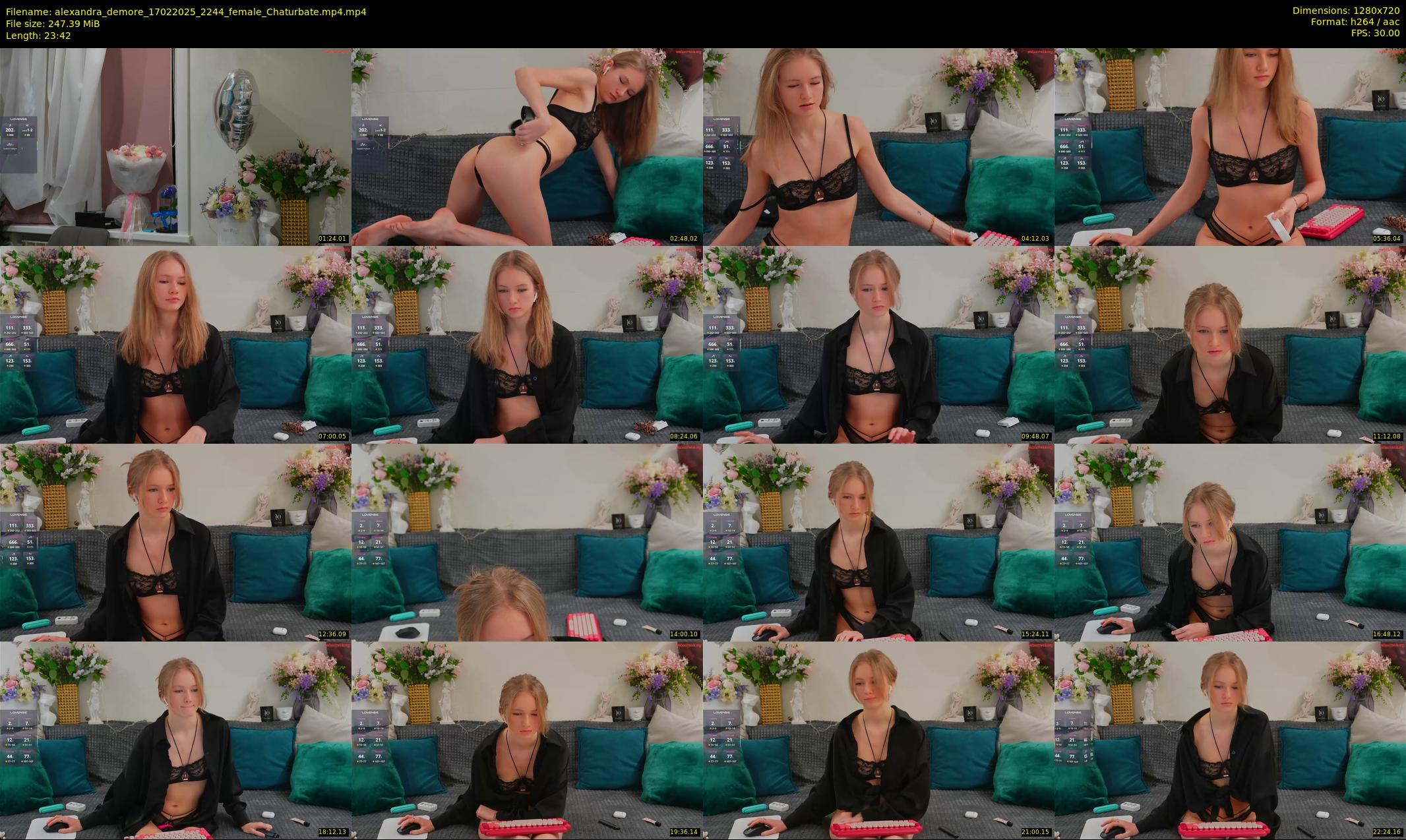 alexandra_demore — 24 minute Chaturbate female cam show recording, 720p, Feb 17, 2025
