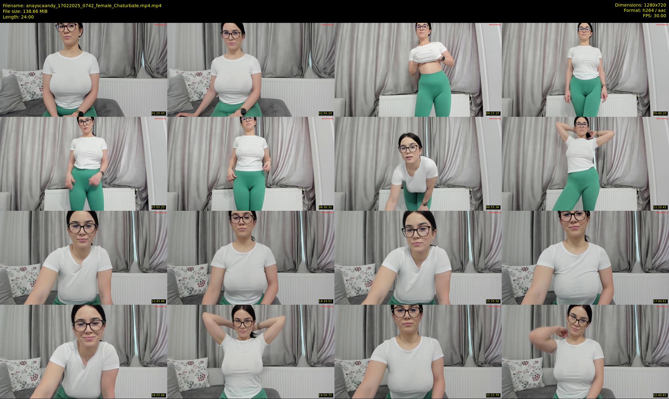 anayscaandy — 24 minute Chaturbate female cam show recording, 720p, Feb 17, 2025