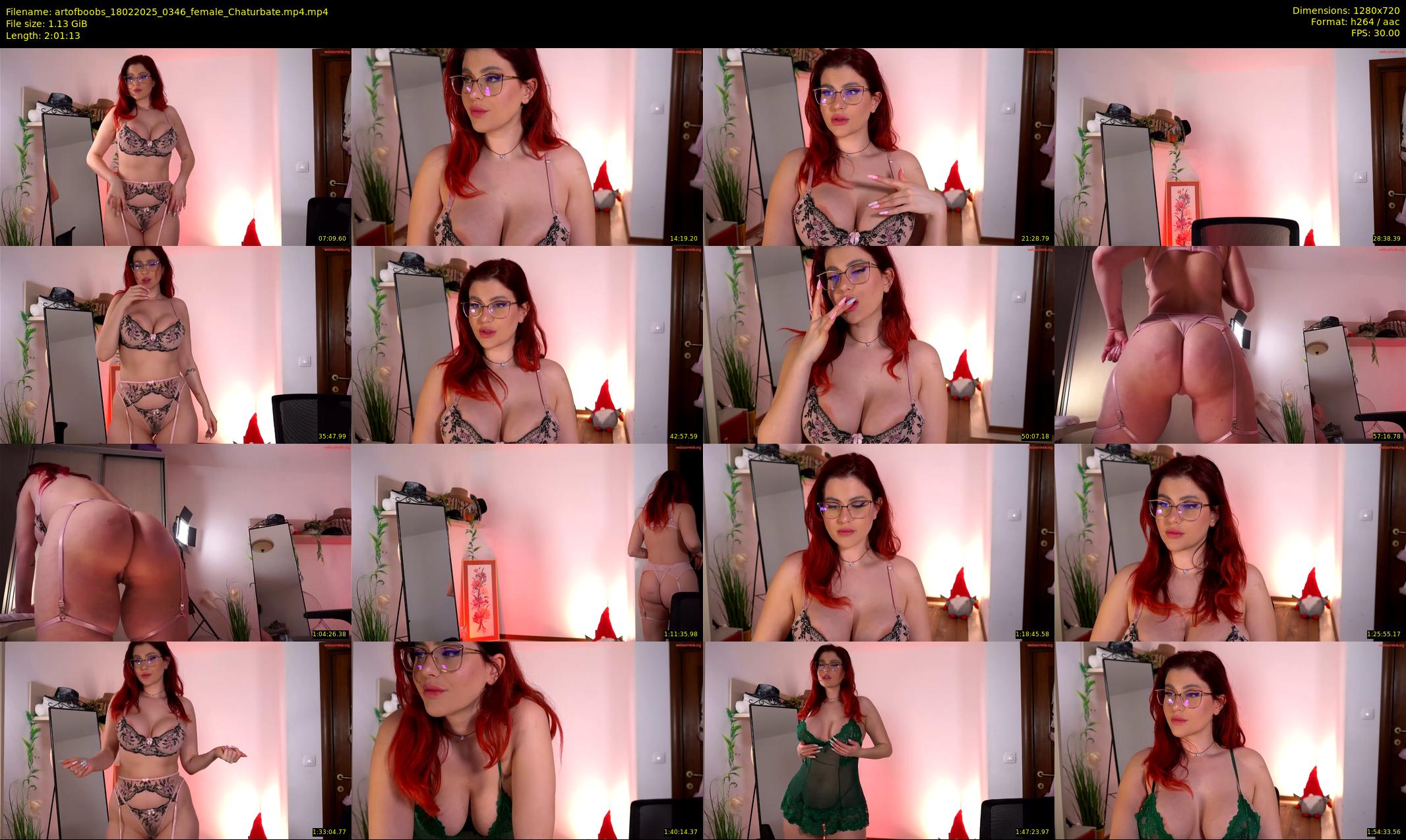 artofboobs — 122 minute Chaturbate female cam show recording, 720p, Feb 18, 2025