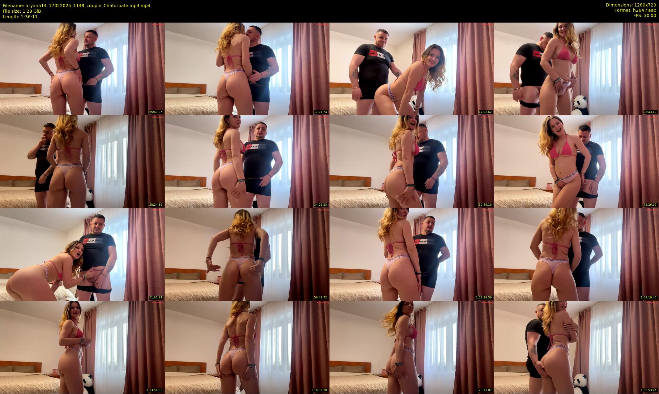 aryana14 — 97 minute Chaturbate couple cam show recording, 720p, Feb 17, 2025