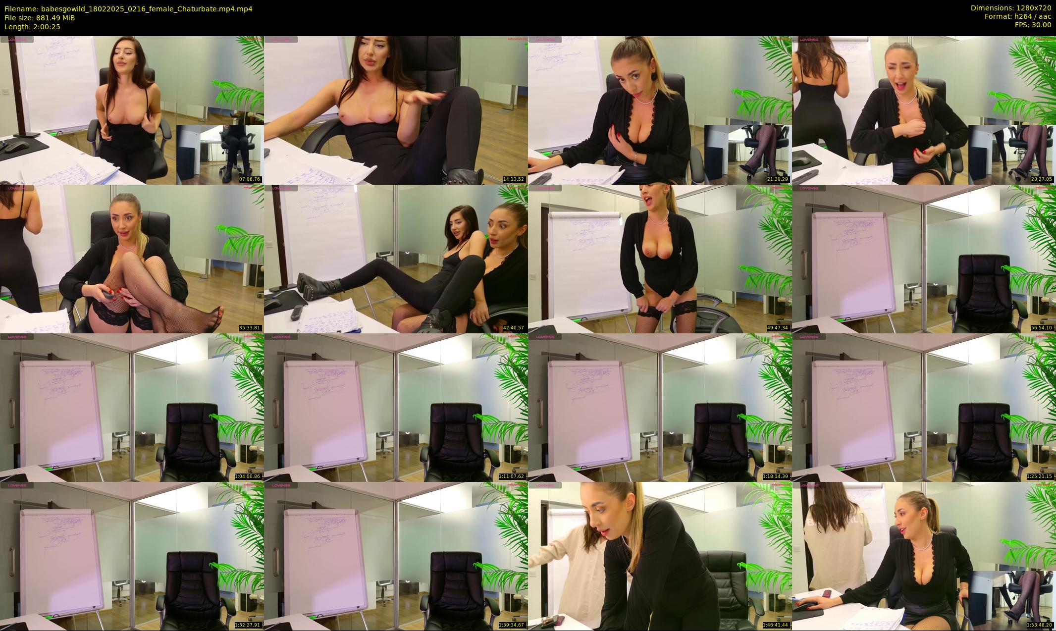 babesgowild — 121 minute Chaturbate couple cam show recording, 720p, Feb 18, 2025