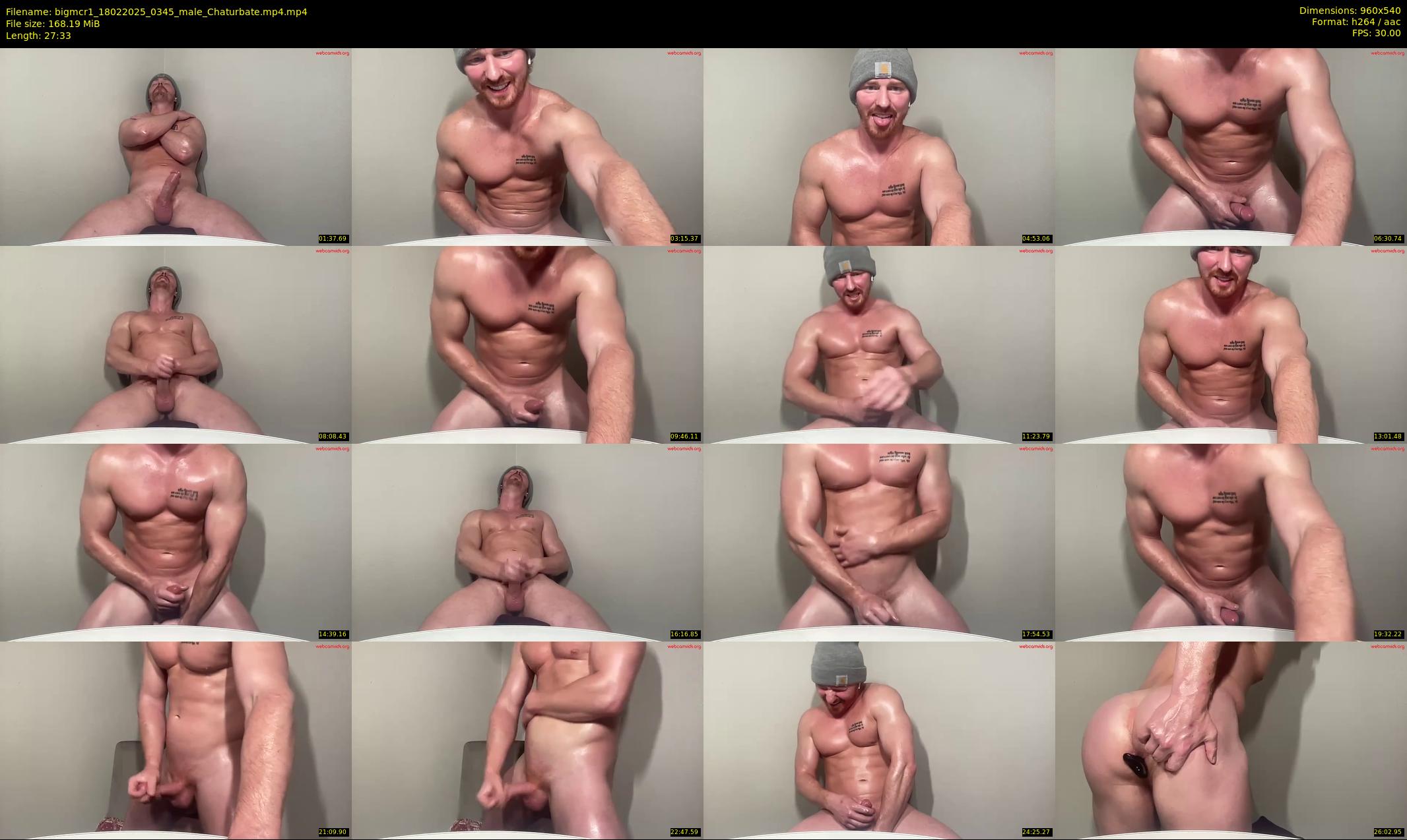 bigmcr1 — 28 minute Chaturbate male cam show recording, 480p, Feb 18, 2025