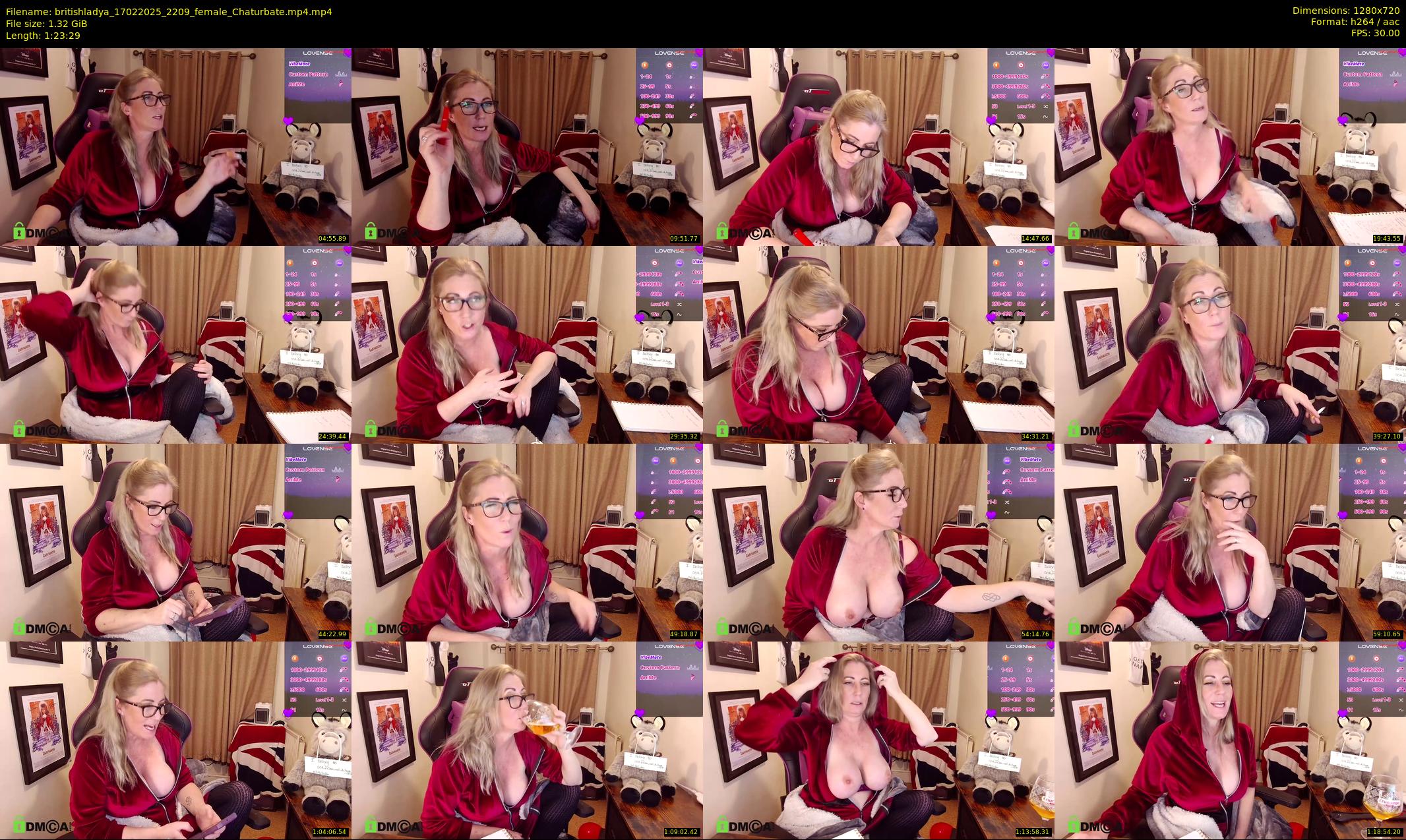 britishladya — 84 minute Chaturbate female cam show recording, 720p, Feb 17, 2025