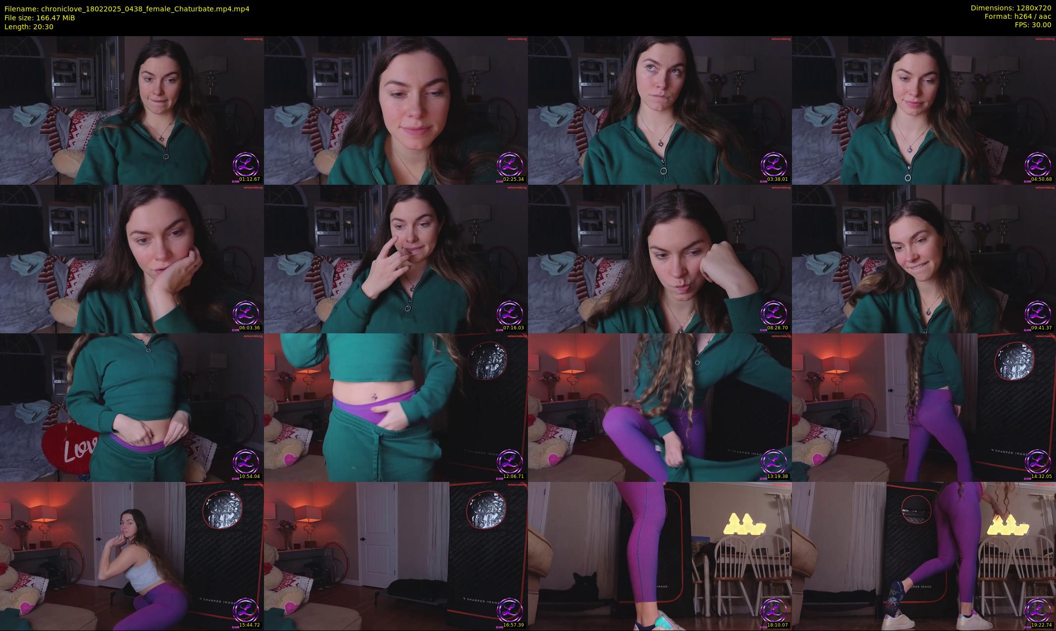chroniclove — 21 minute Chaturbate female cam show recording, 720p, Feb 18, 2025