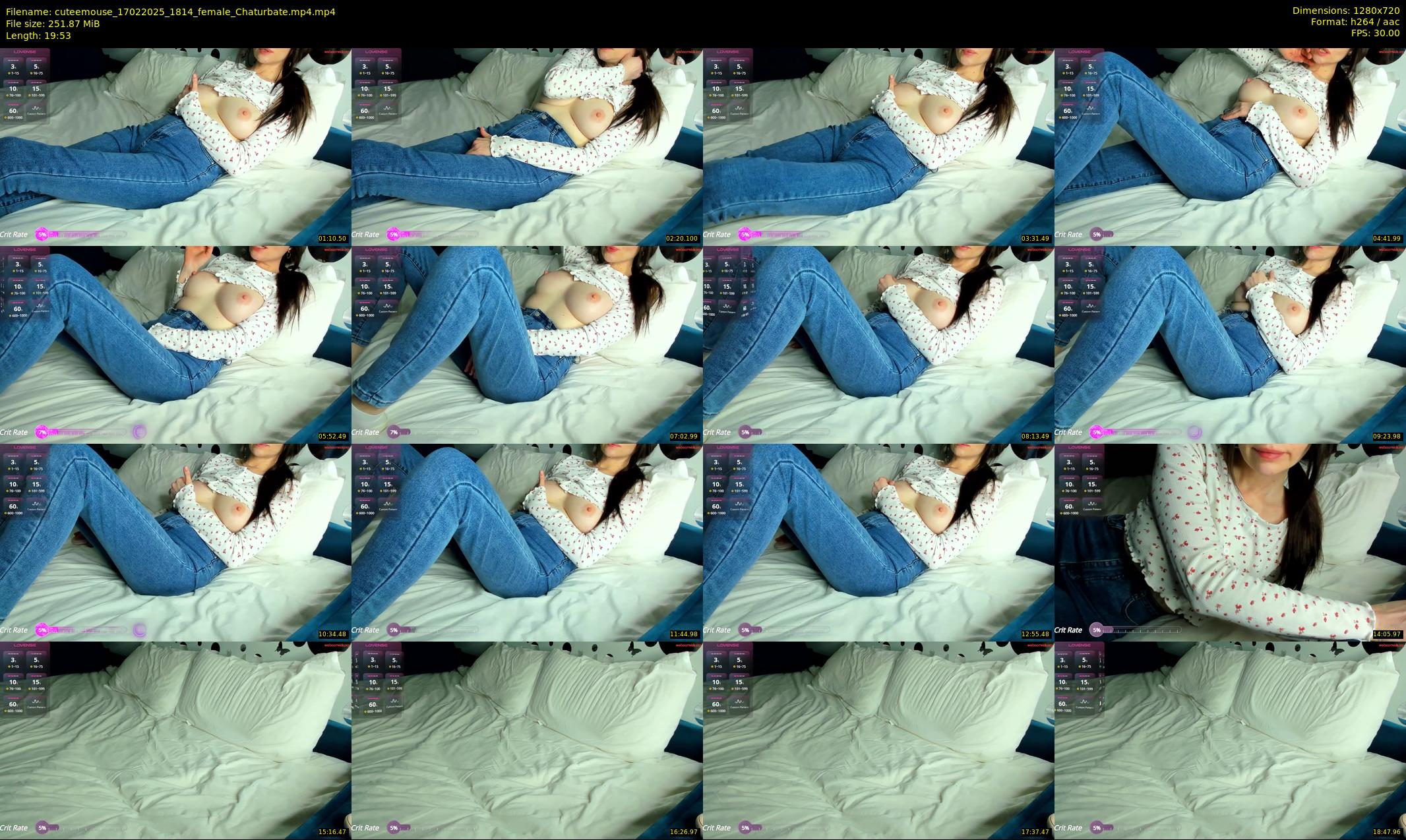 cuteemouse — 20 minute Chaturbate female cam show recording, 720p, Feb 17, 2025