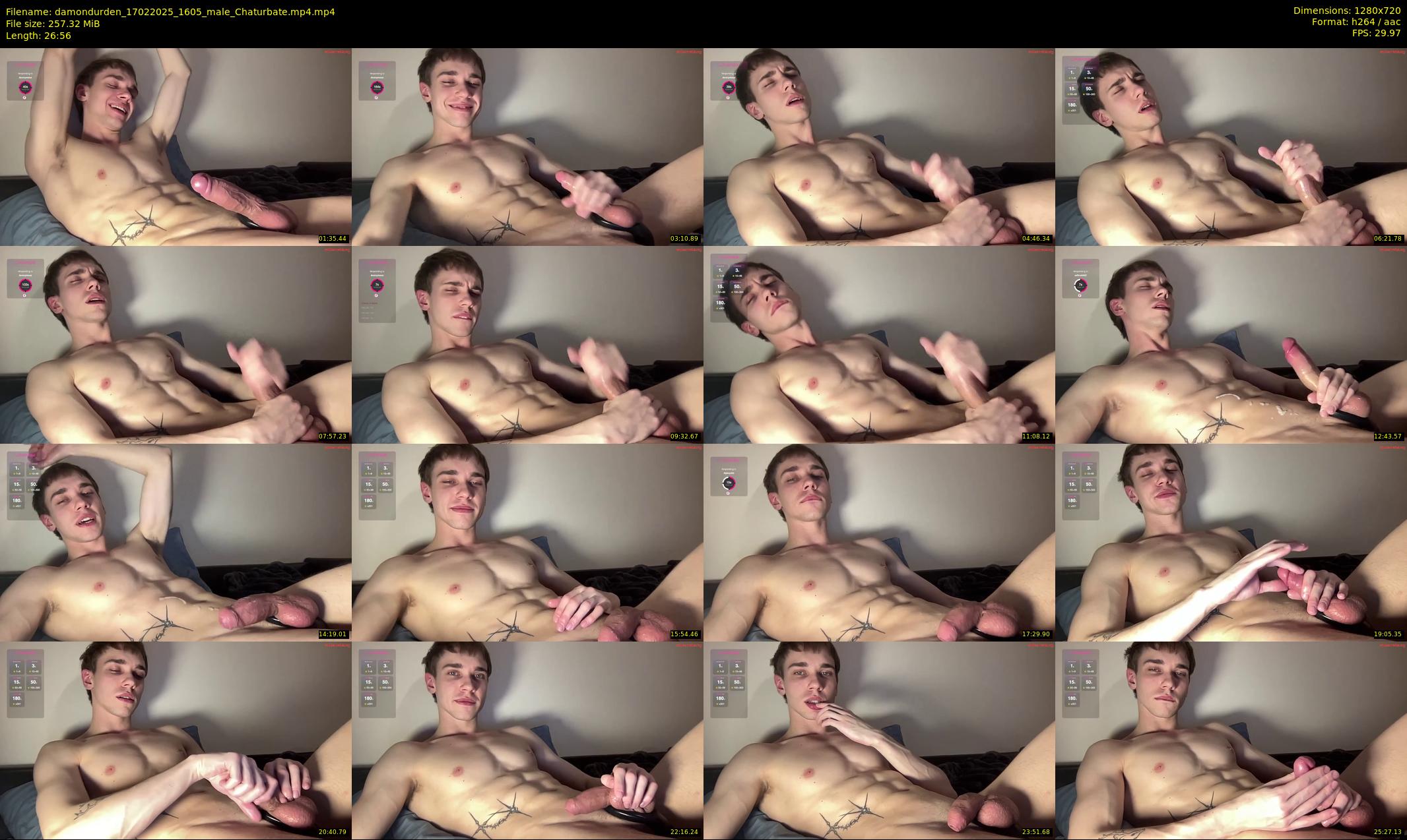 damondurden — 27 minute Chaturbate male cam show recording, 720p, Feb 17, 2025