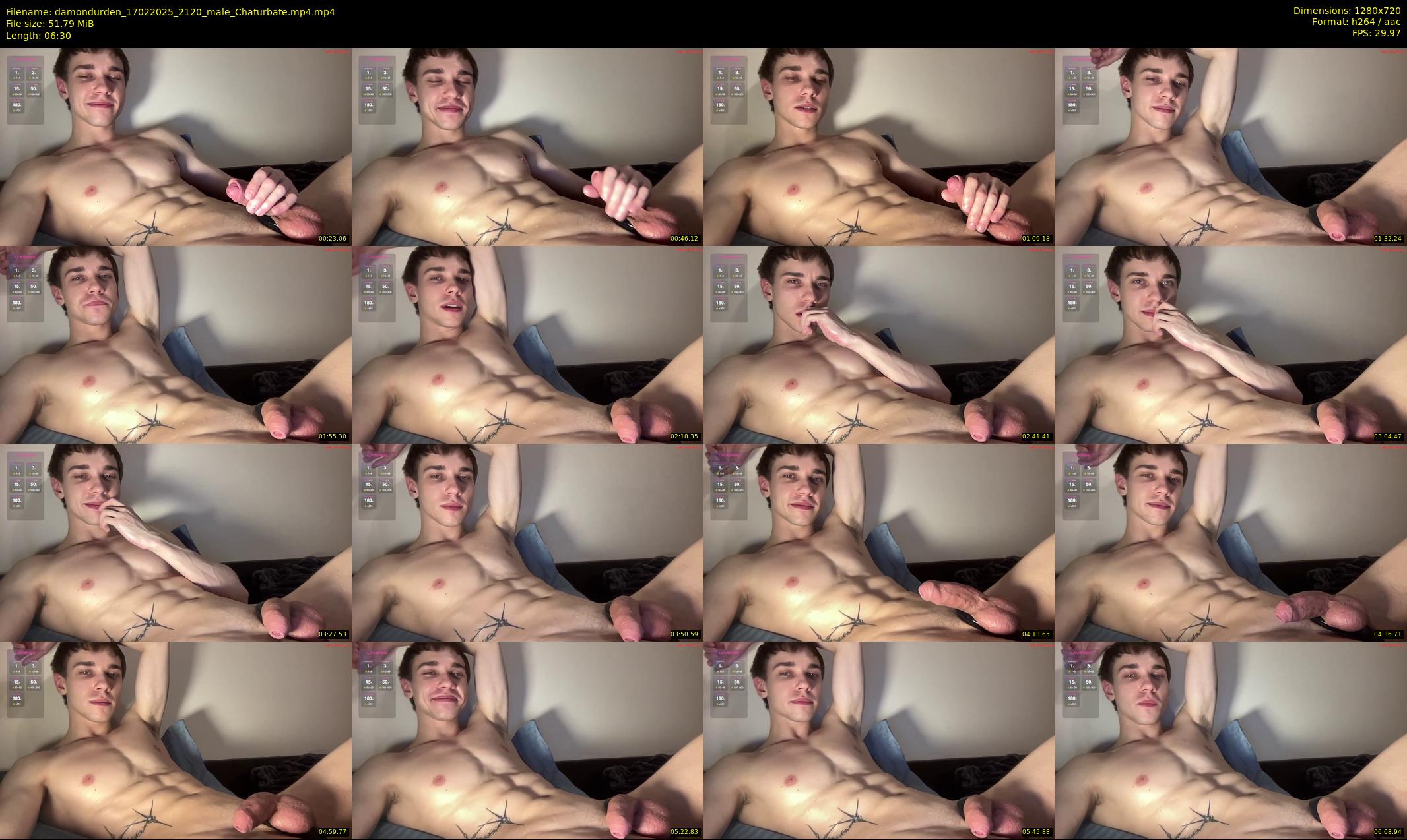 damondurden — 7 minute Chaturbate male cam show recording, 720p, Feb 17, 2025