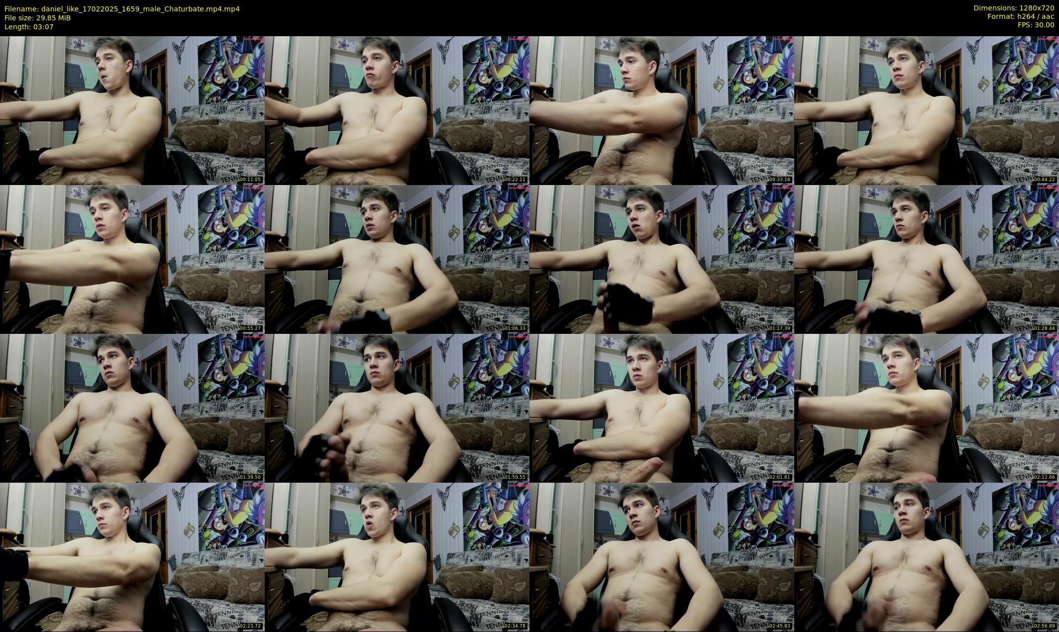 daniel_like — 4 minute Chaturbate male cam show recording, 720p, Feb 17, 2025