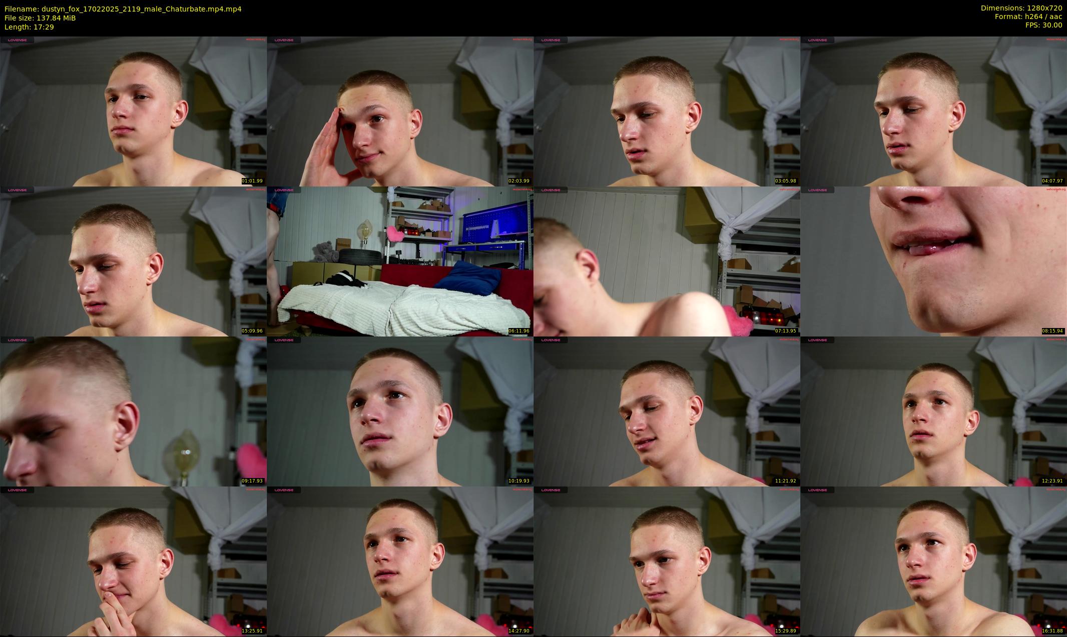 dustyn_fox — 18 minute Chaturbate male cam show recording, 720p, Feb 17, 2025