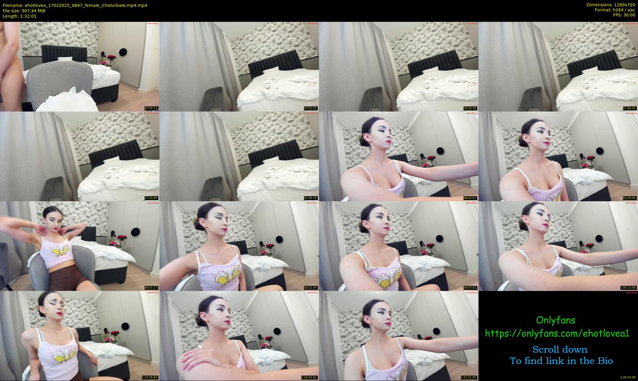 ehotlovea — 93 minute Chaturbate female cam show recording, 720p, Feb 17, 2025