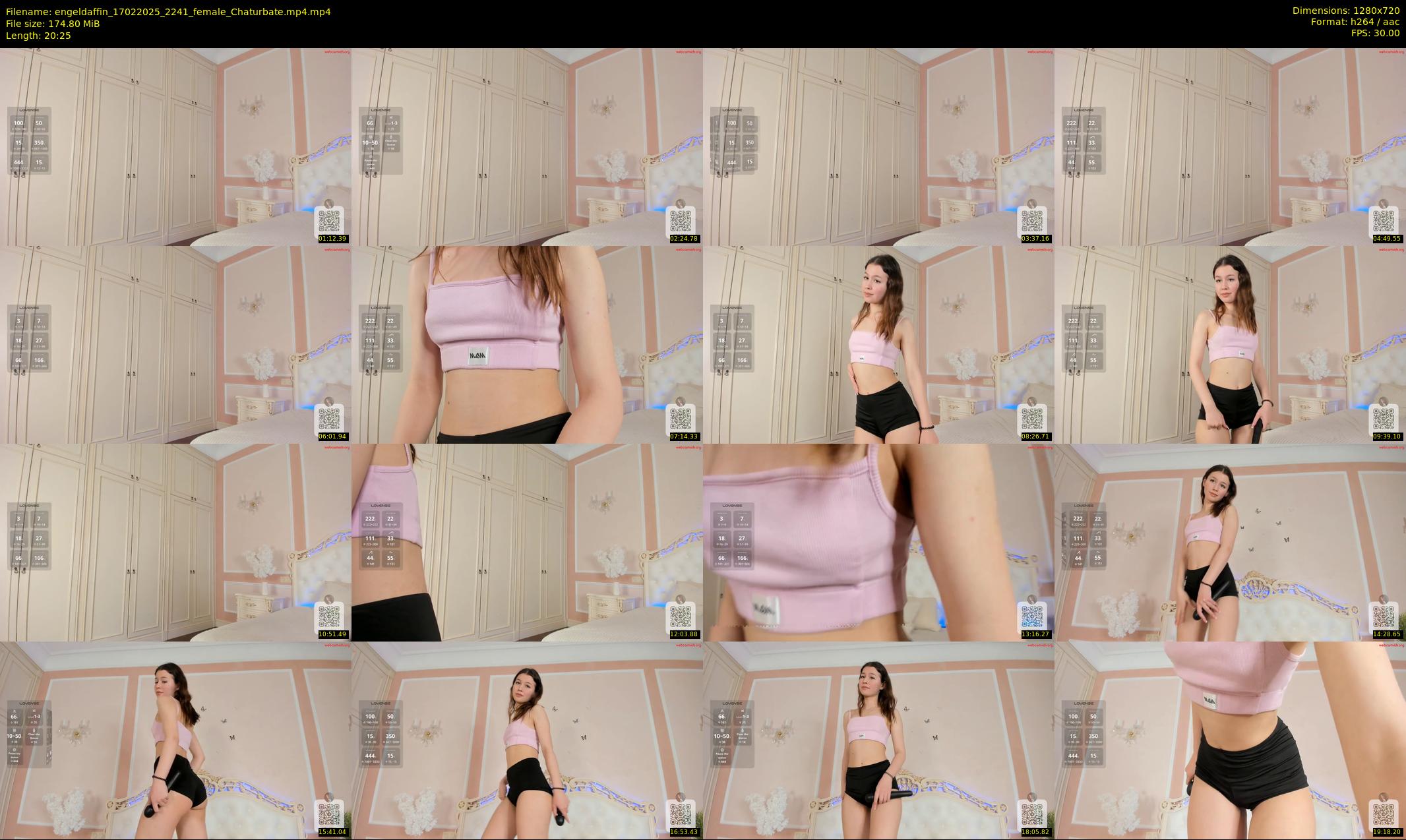 engeldaffin — 21 minute Chaturbate female cam show recording, 720p, Feb 17, 2025