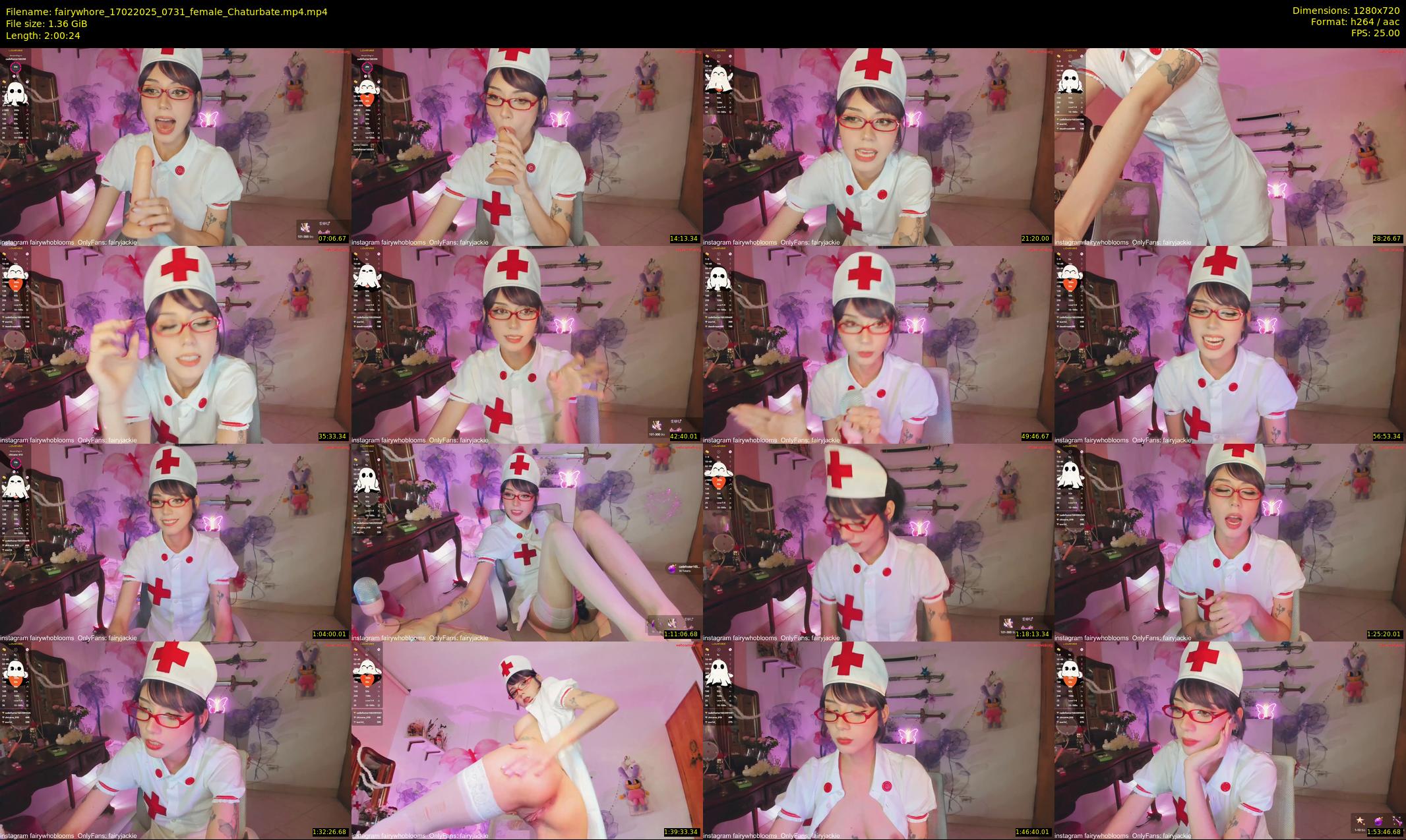 fairywhore — 121 minute Chaturbate female cam show recording, 720p, Feb 17, 2025