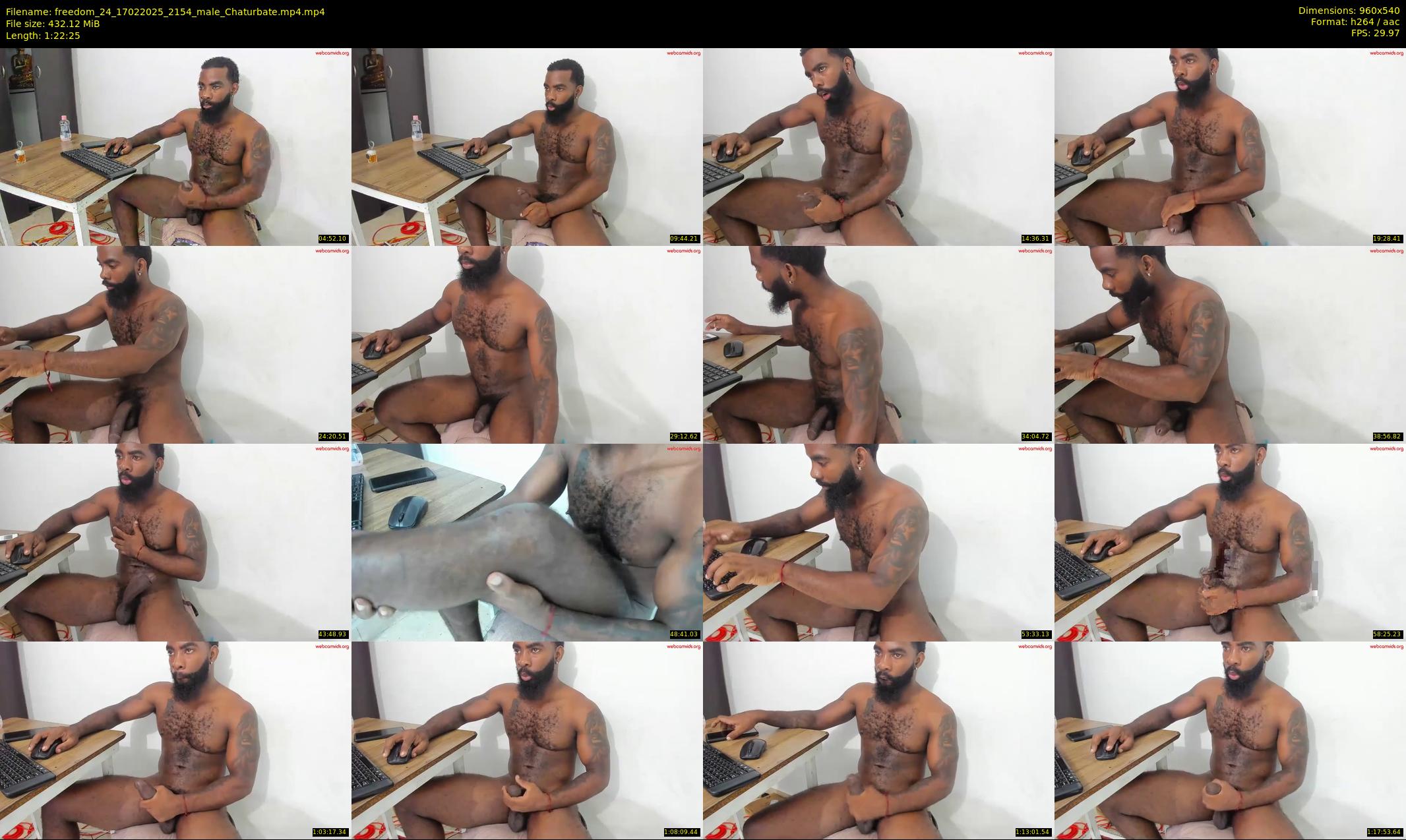 freedom_24 — 83 minute Chaturbate male cam show recording, 480p, Feb 17, 2025