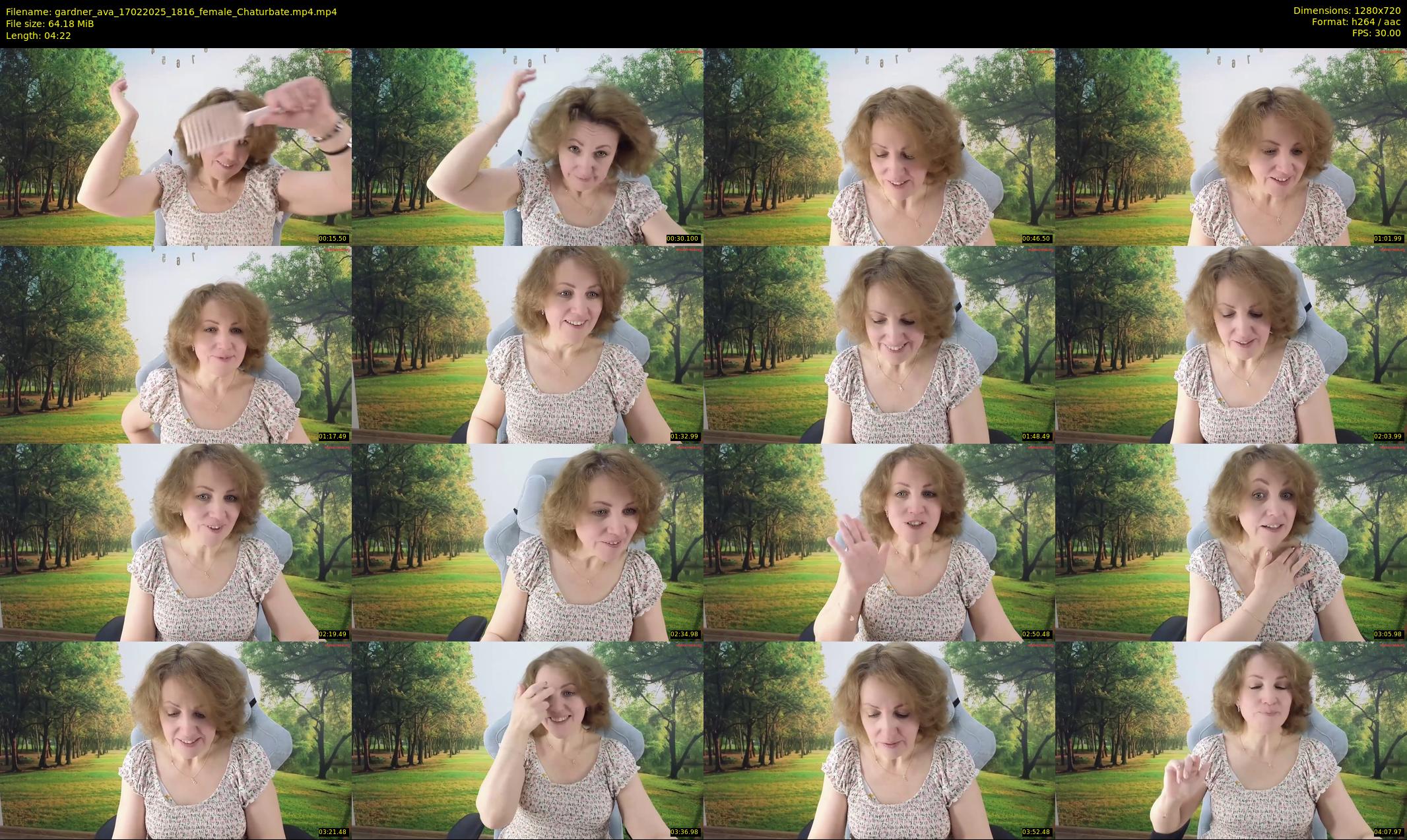 gardner_ava — 5 minute Chaturbate female cam show recording, 720p, Feb 17, 2025
