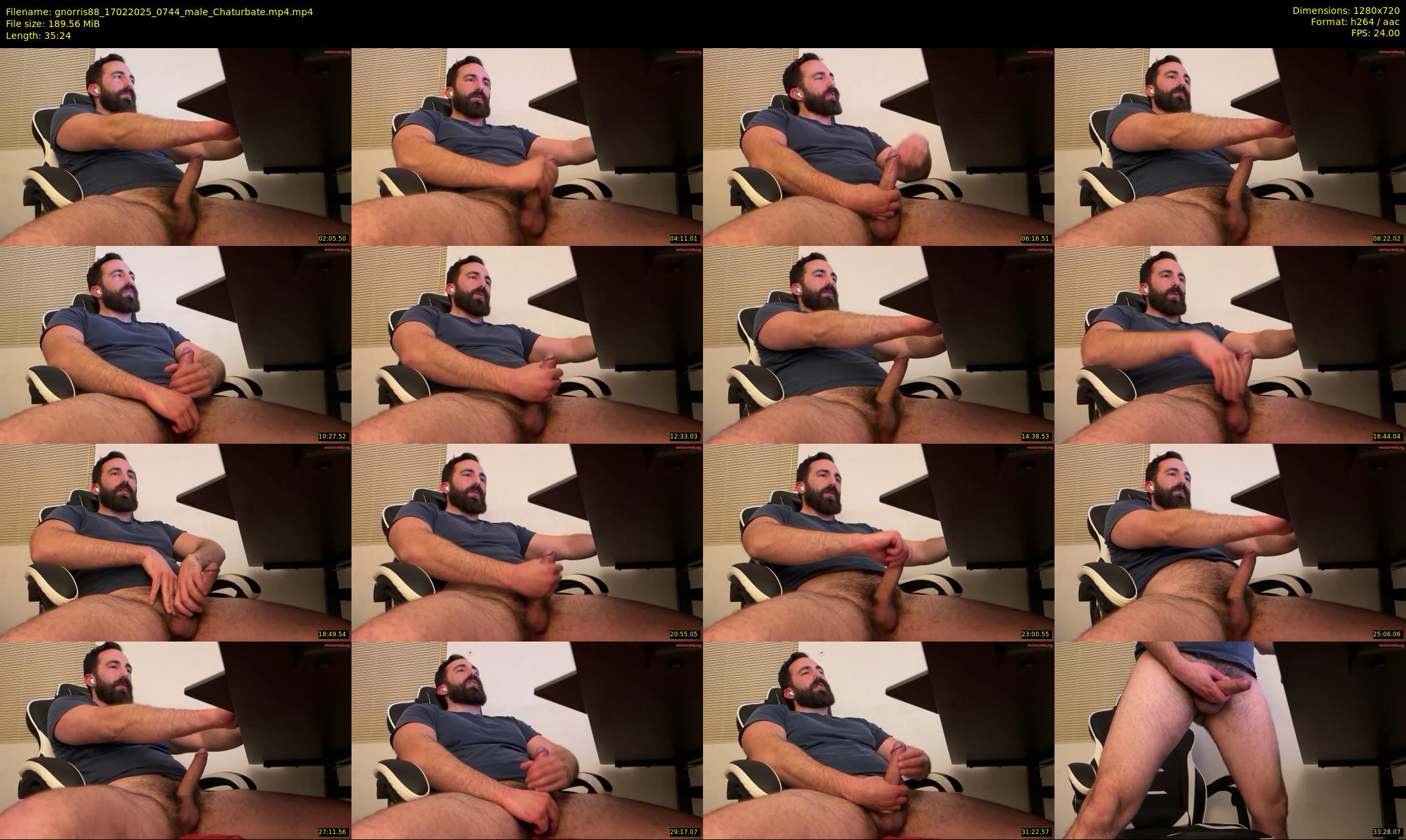 gnorris88 — 36 minute Chaturbate male cam show recording, 720p, Feb 17, 2025