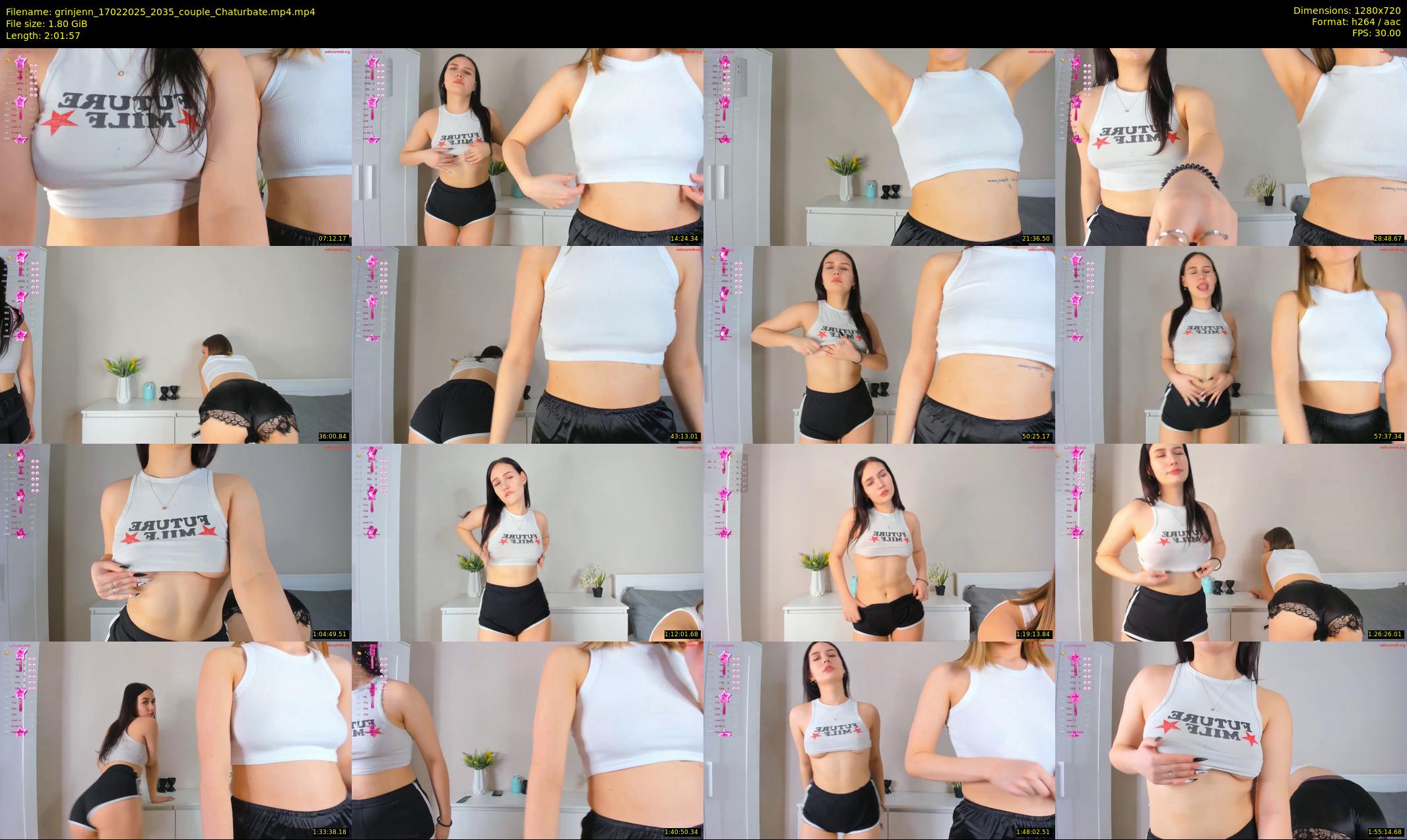 grinjenn — 122 minute Chaturbate female cam show recording, 720p, Feb 17, 2025