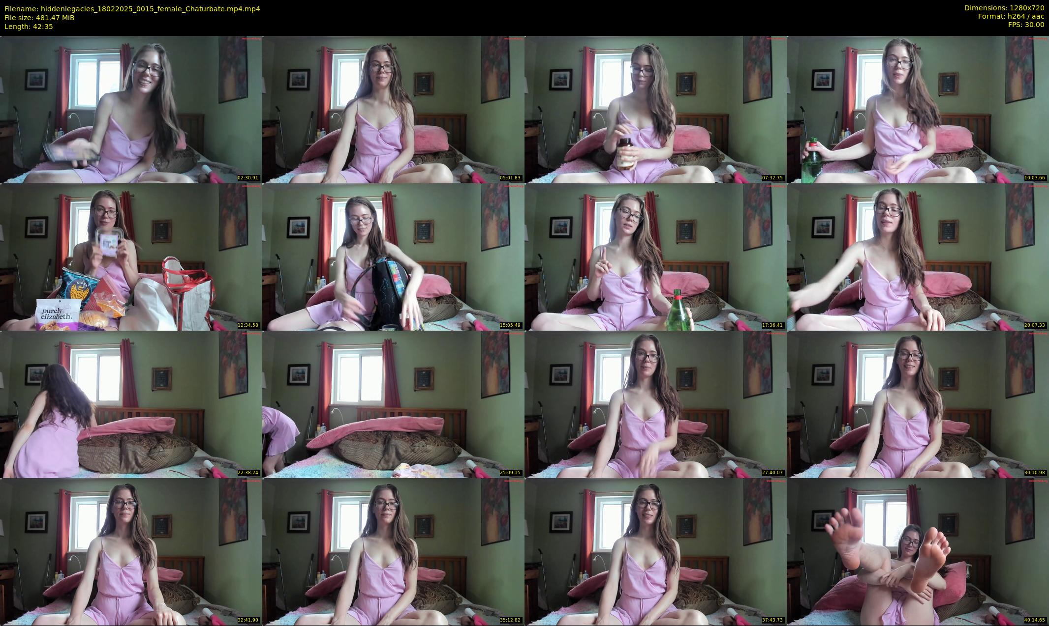 hiddenlegacies — 43 minute Chaturbate female cam show recording, 720p, Feb 18, 2025