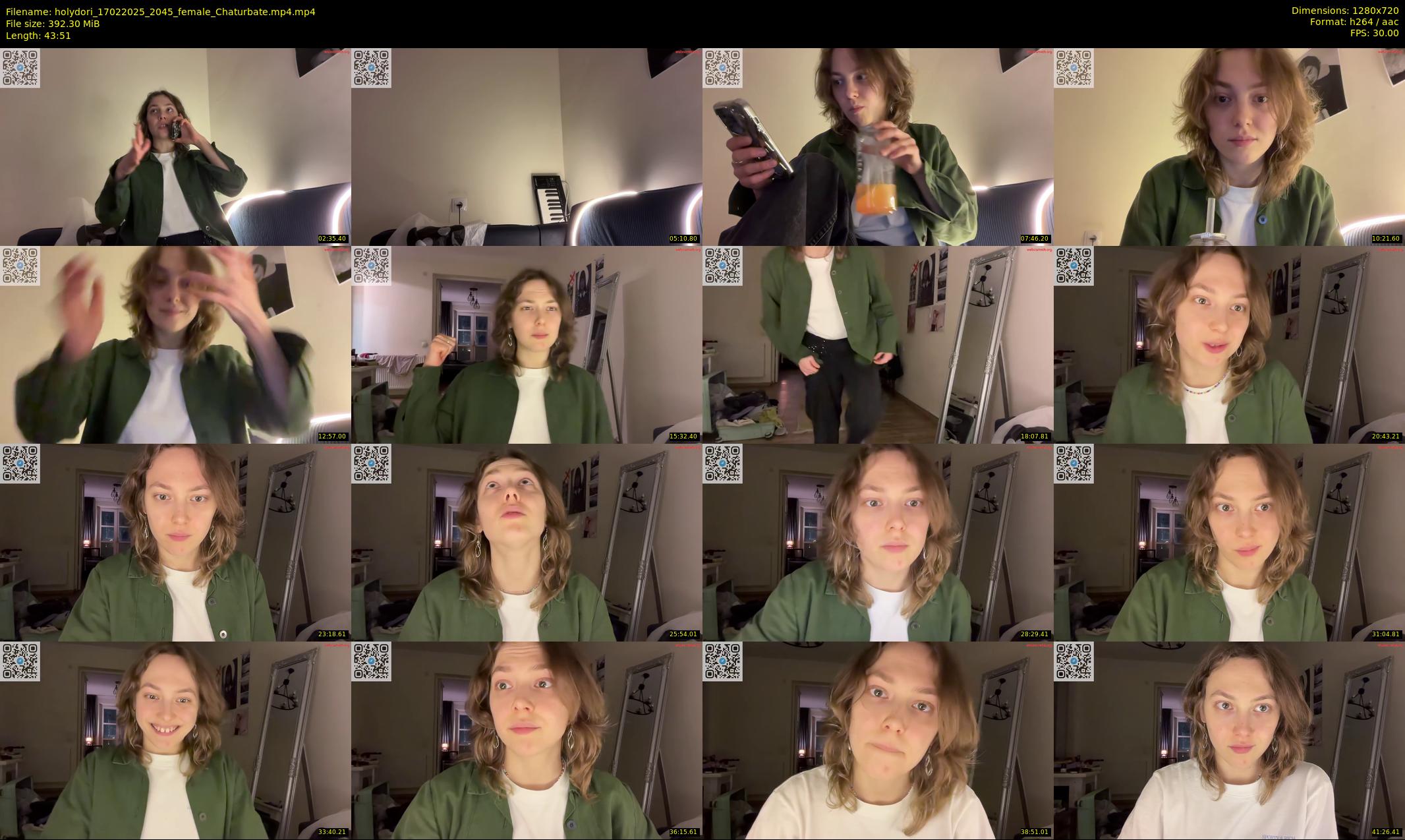 holydori — 44 minute Chaturbate female cam show recording, 720p, Feb 17, 2025
