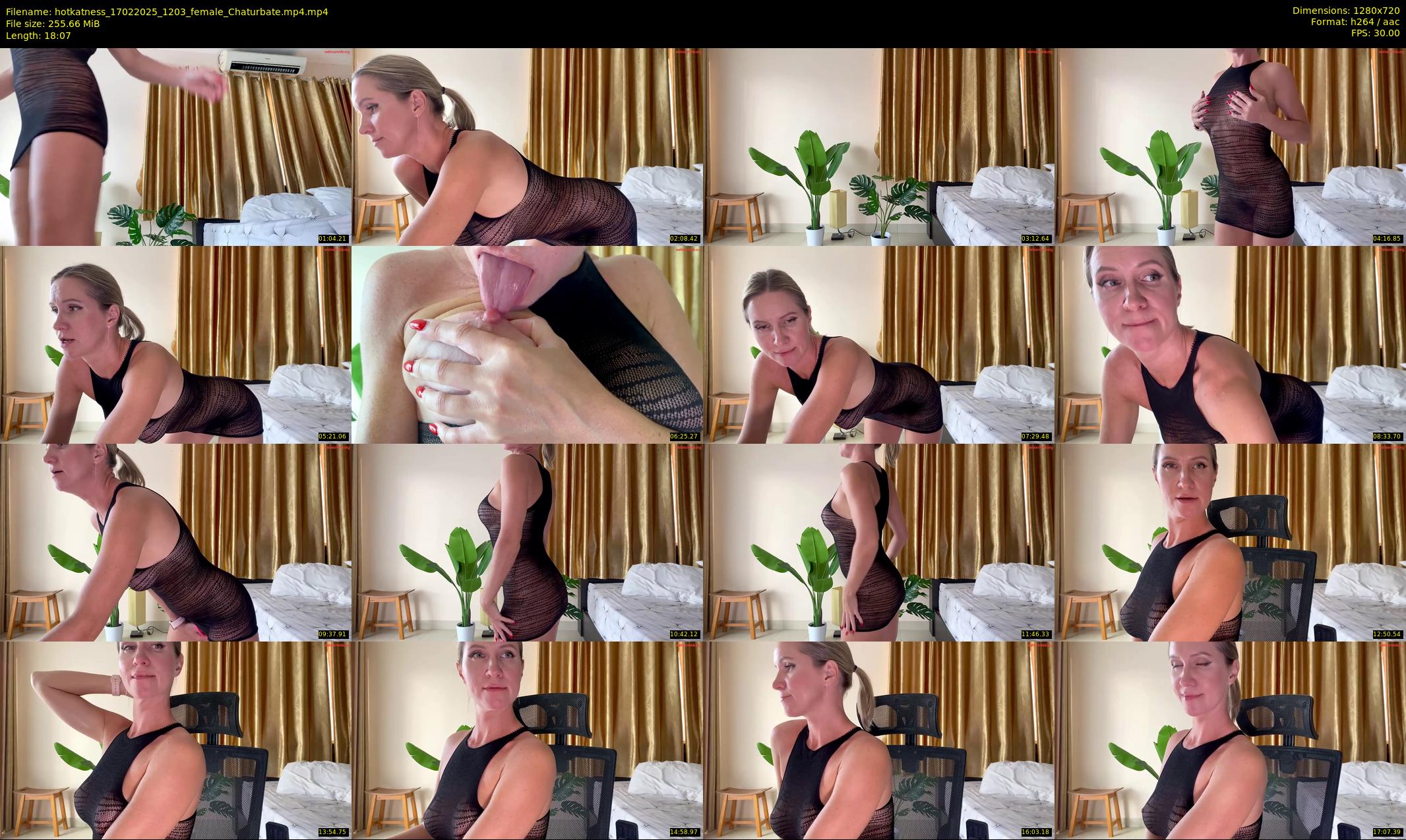 hotkatness — 19 minute Chaturbate female cam show recording, 720p, Feb 17, 2025