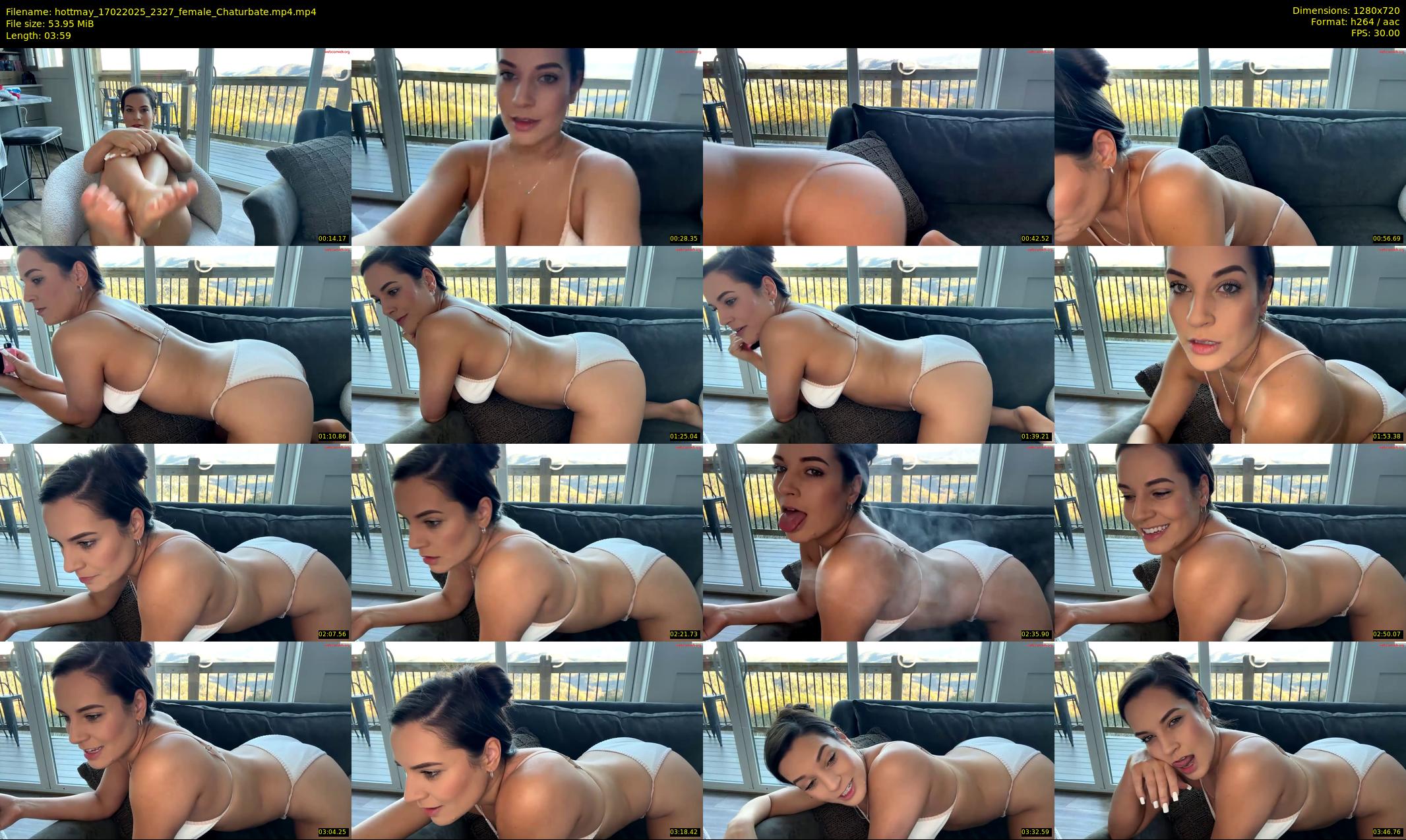hottmay — 4 minute Chaturbate female cam show recording, 720p, Feb 17, 2025