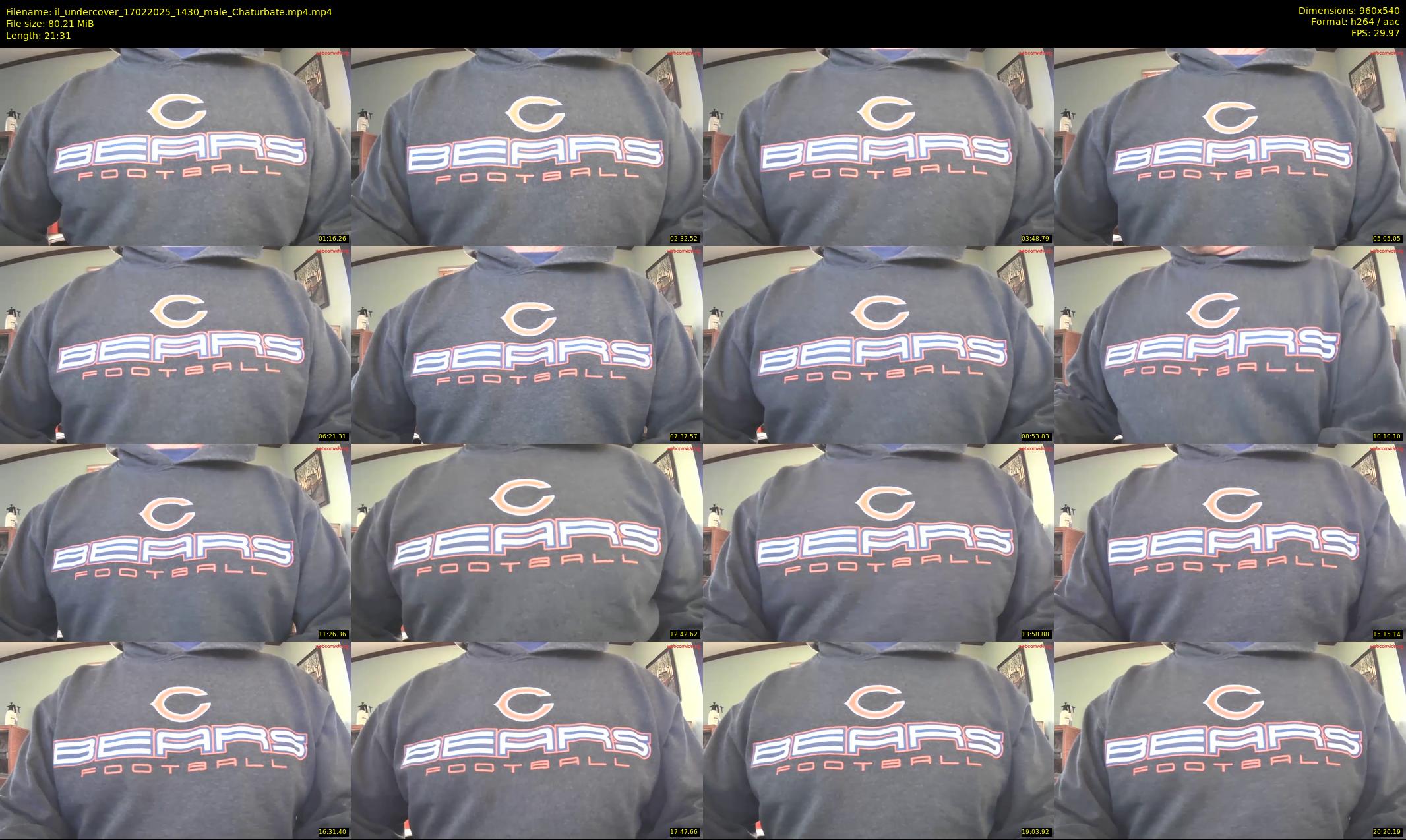 il_undercover — 22 minute Chaturbate male cam show recording, 480p, Feb 17, 2025