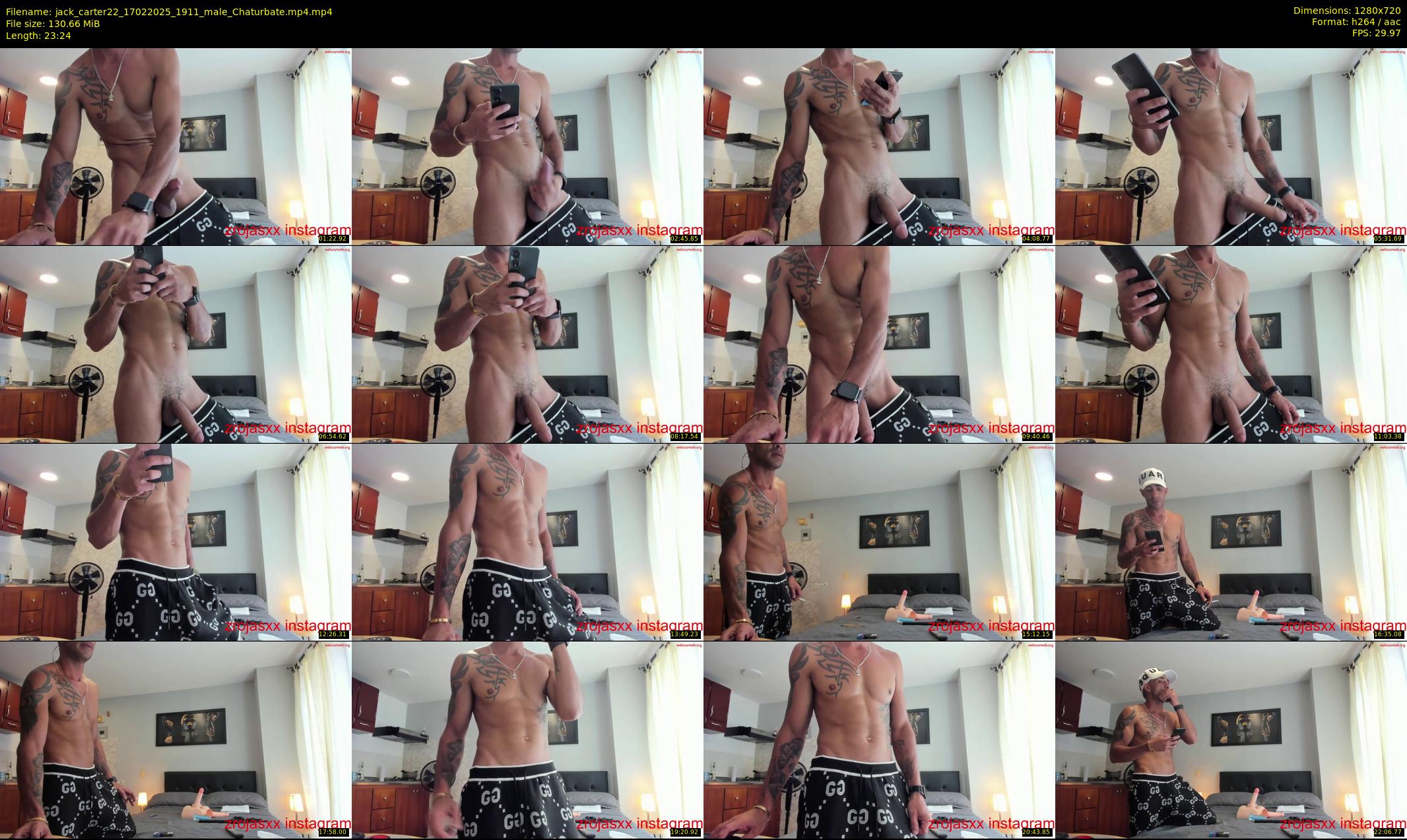 jack_carter22 — 24 minute Chaturbate male cam show recording, 720p, Feb 17, 2025