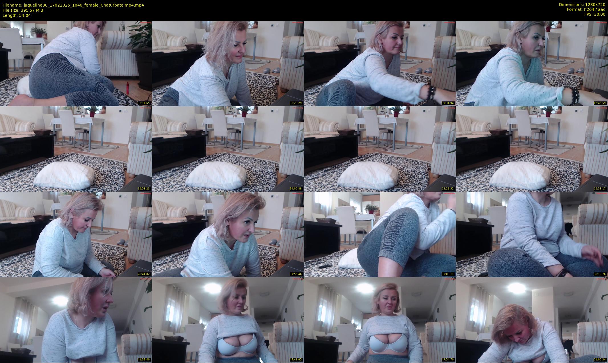 jaqueline88 — 55 minute Chaturbate female cam show recording, 720p, Feb 17, 2025
