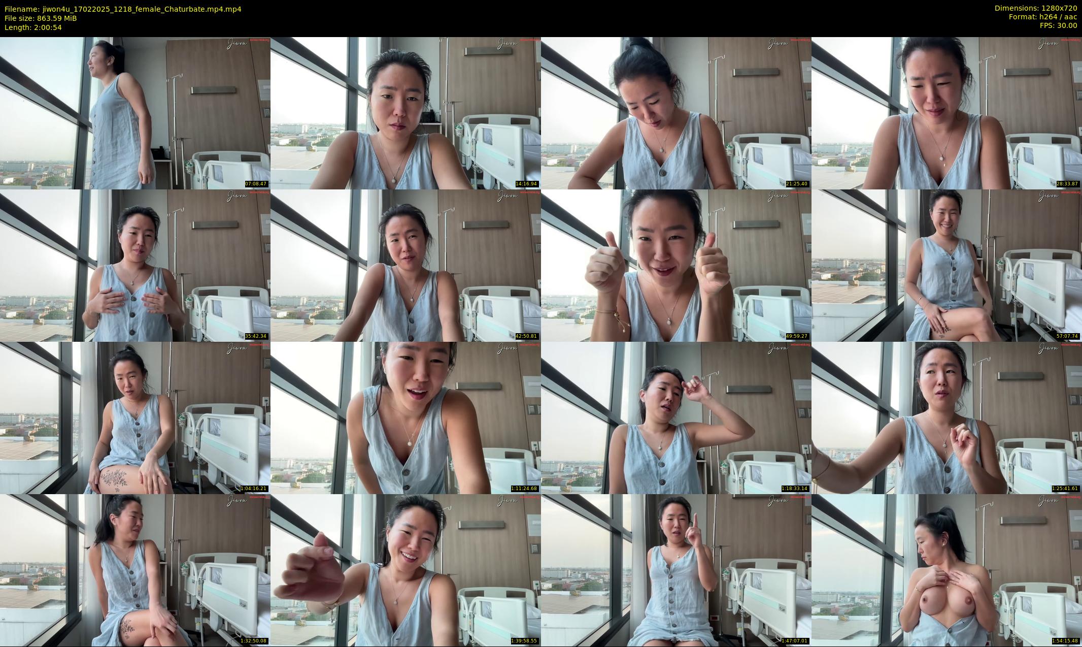 jiwon4u — 121 minute Chaturbate female cam show recording, 720p, Feb 17, 2025